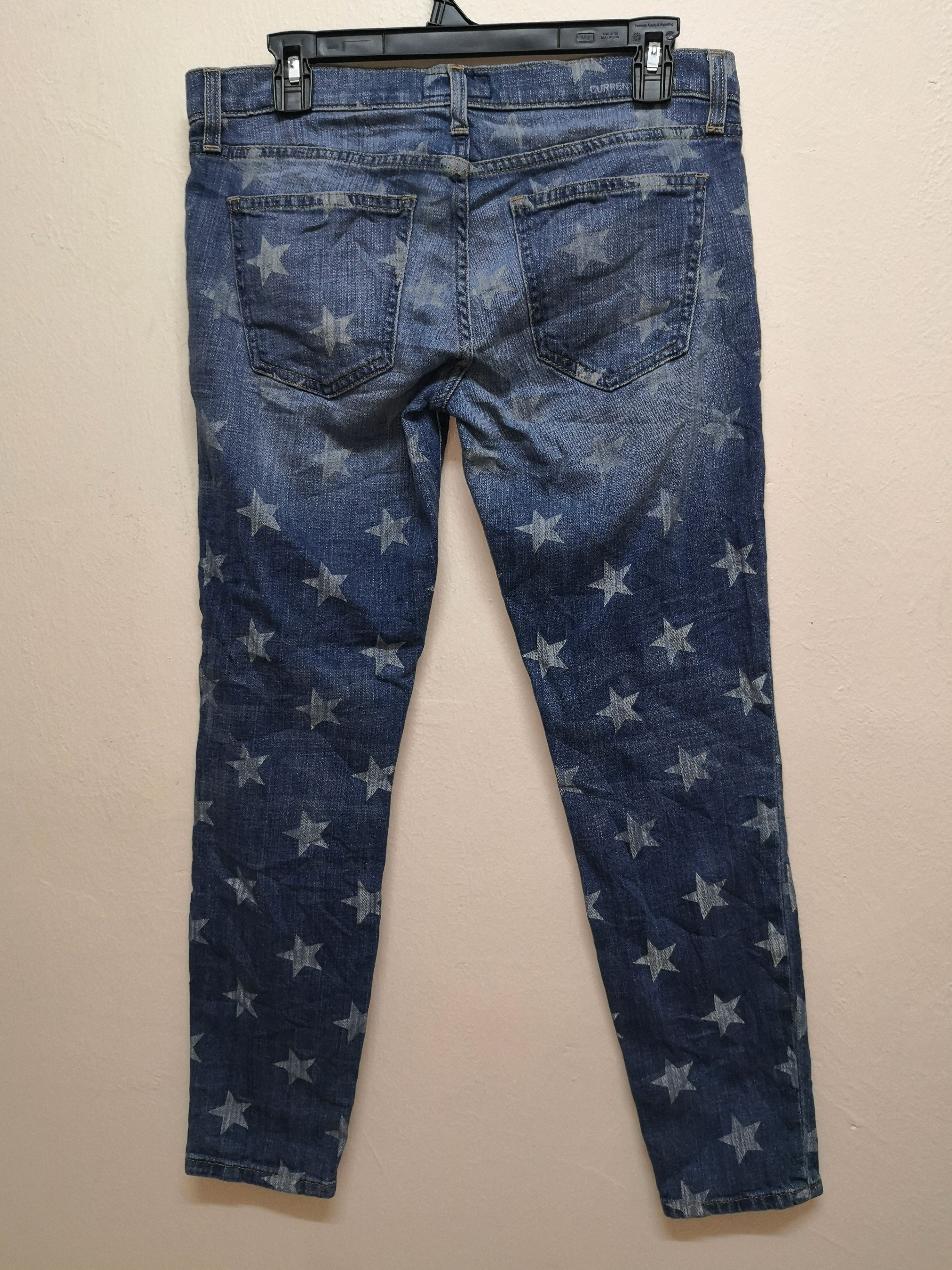 Current/Elliot × Designer Current Elliot x distressed x Star x lady Jeans Size US 32 / EU 48 - 2 Thumbnail