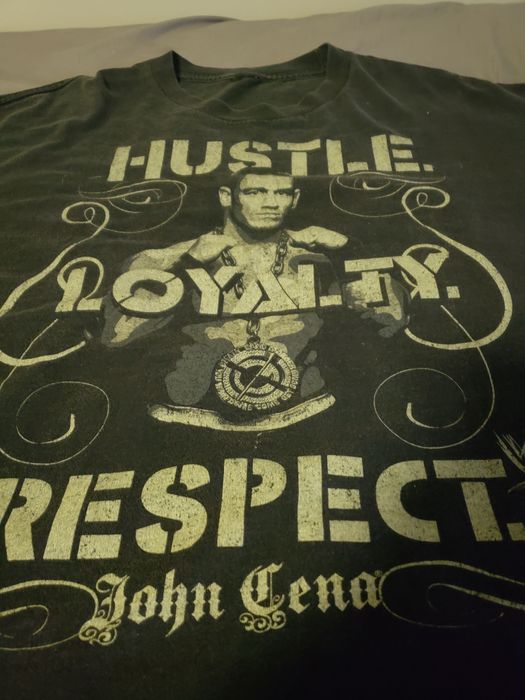 Vintage VINTAGE John Cena "Hustle, Loyalty, Respect" T-Shirt | Grailed
