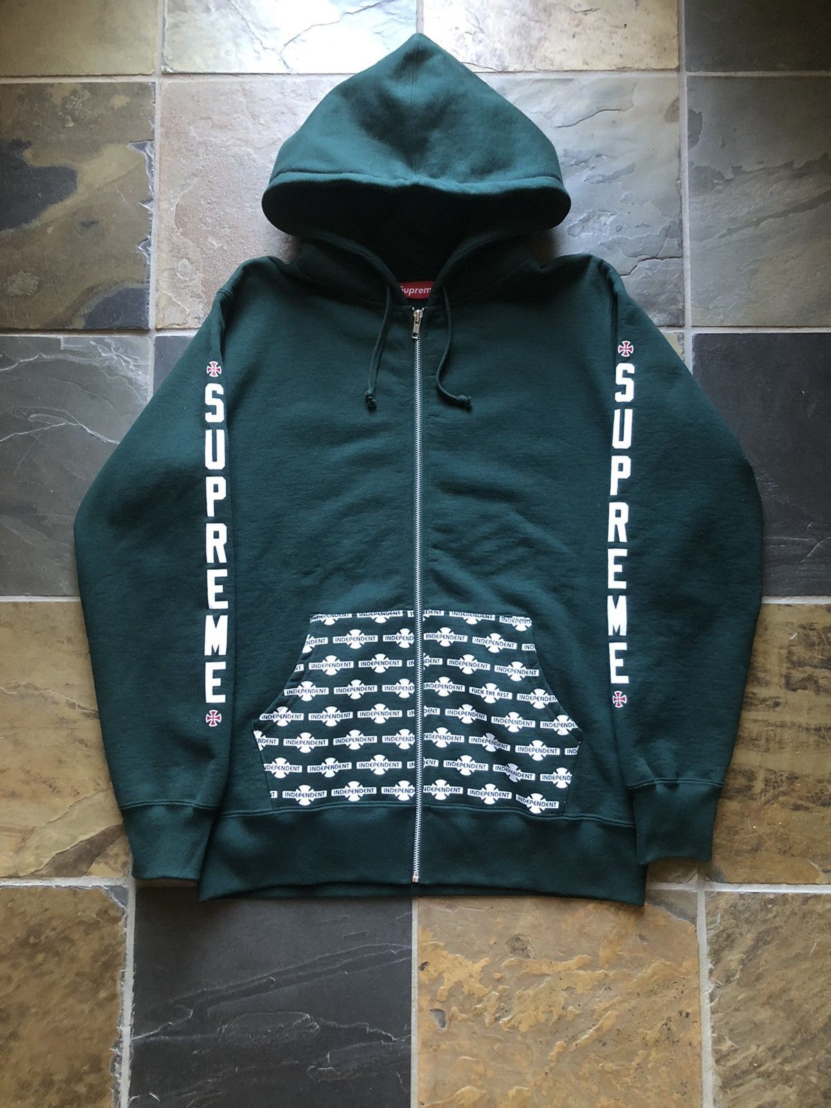 Supreme Independent Zip Up Hooded 12aw - トップス