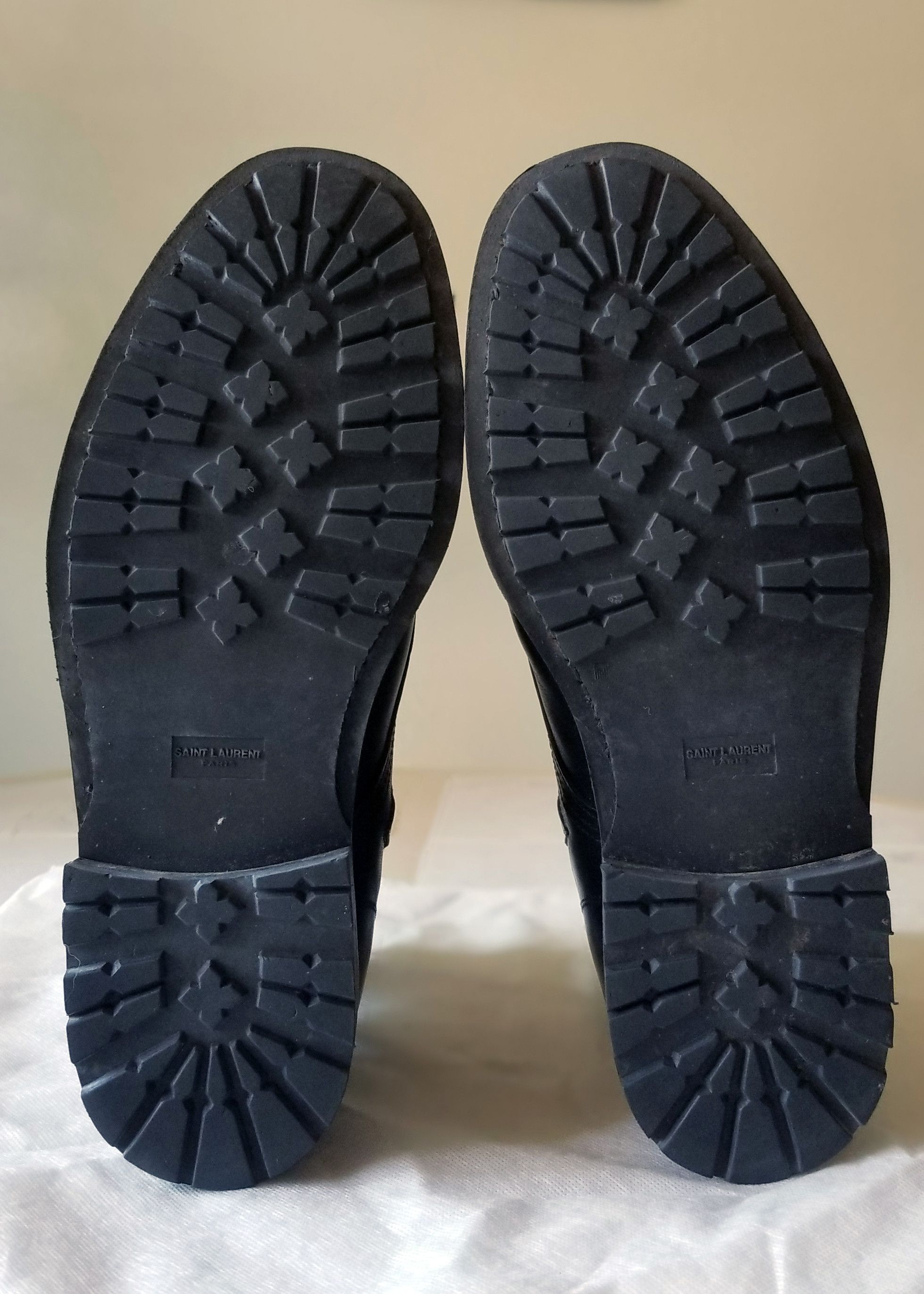 Saint Laurent Paris Double Zipper Ranger Combat Boots Size US 9 / EU 42 - 6 Thumbnail