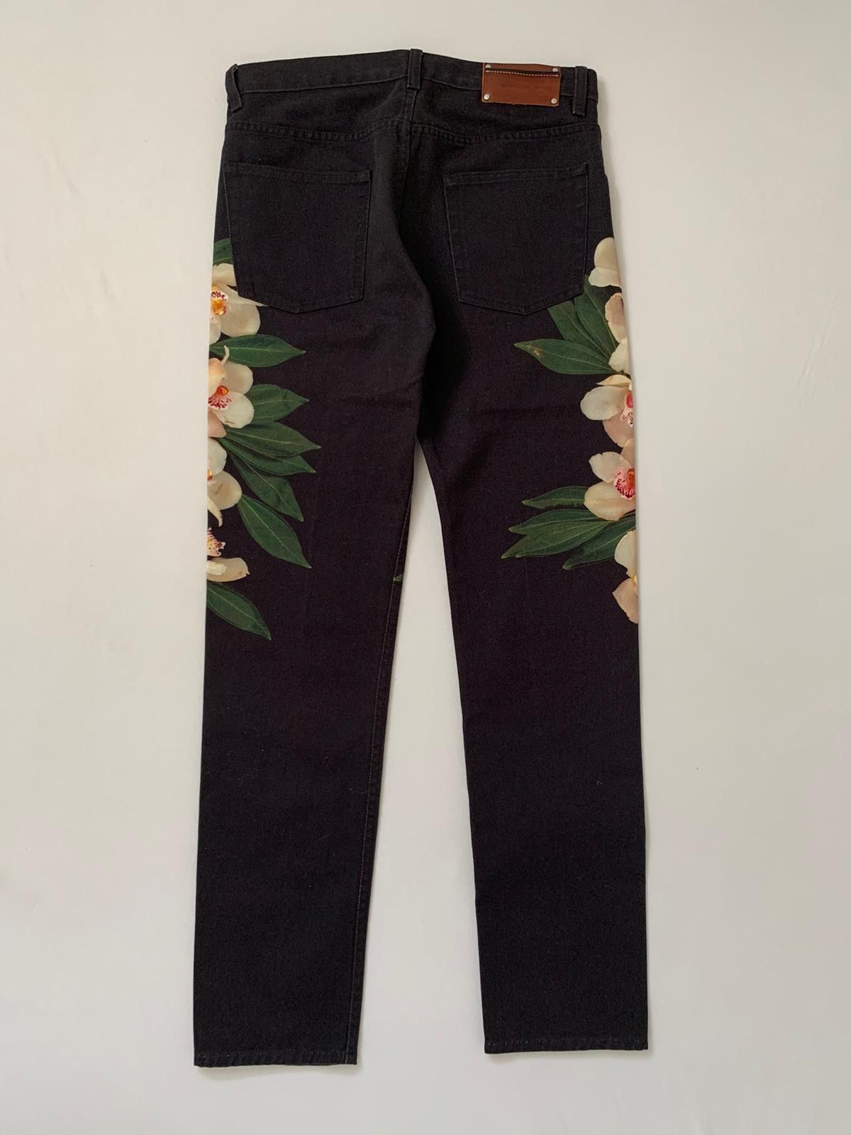 Dries Van Noten SS14 Floral Denim Jeans Size US 29 - 2 Thumbnail