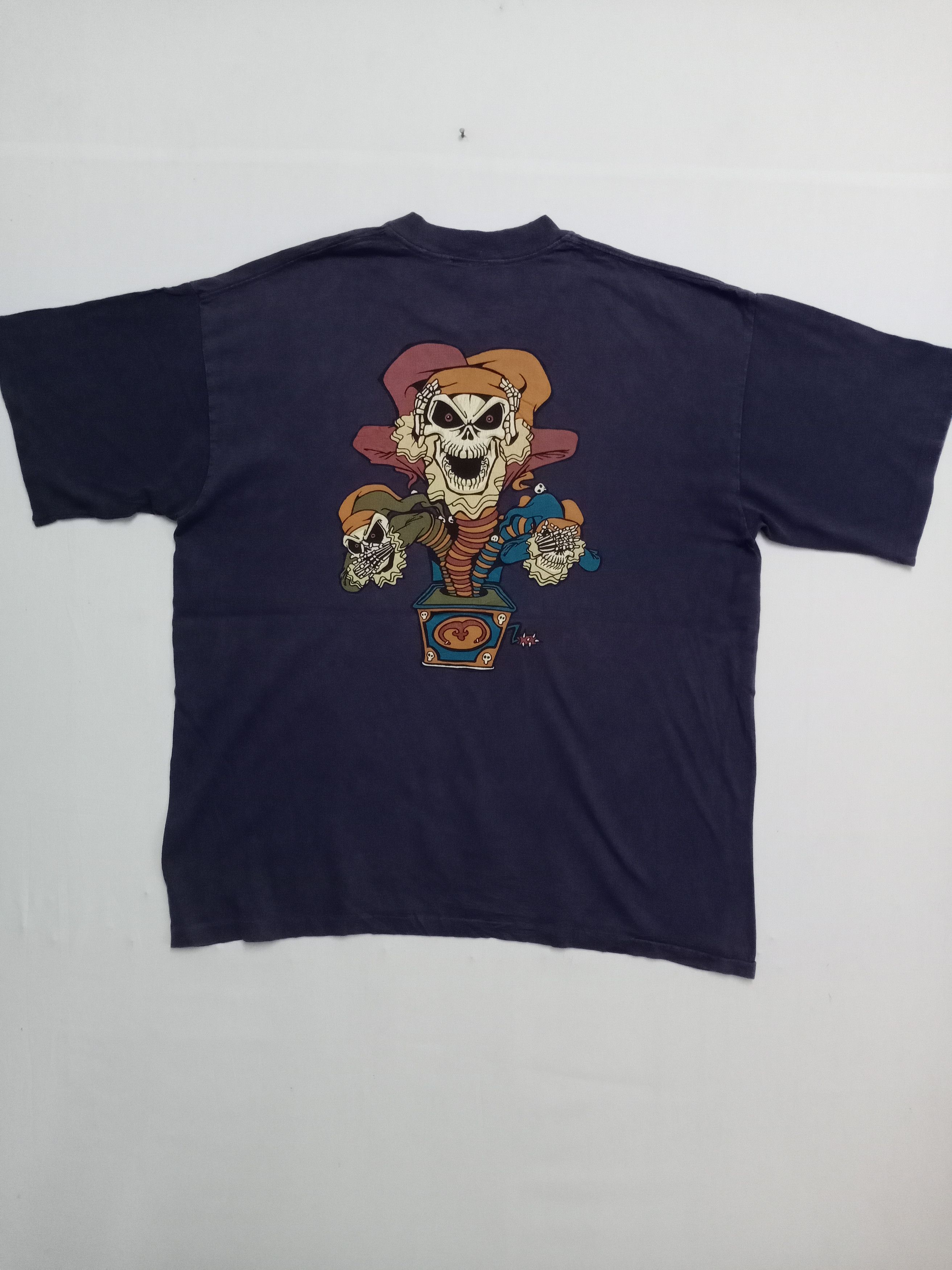 Bullhead Denim Co. × Seditionaries × Vintage Vintage 90s Bullhead Skull Design Art T-shirt Size US XL / EU 56 / 4 - 1 Thumbnail