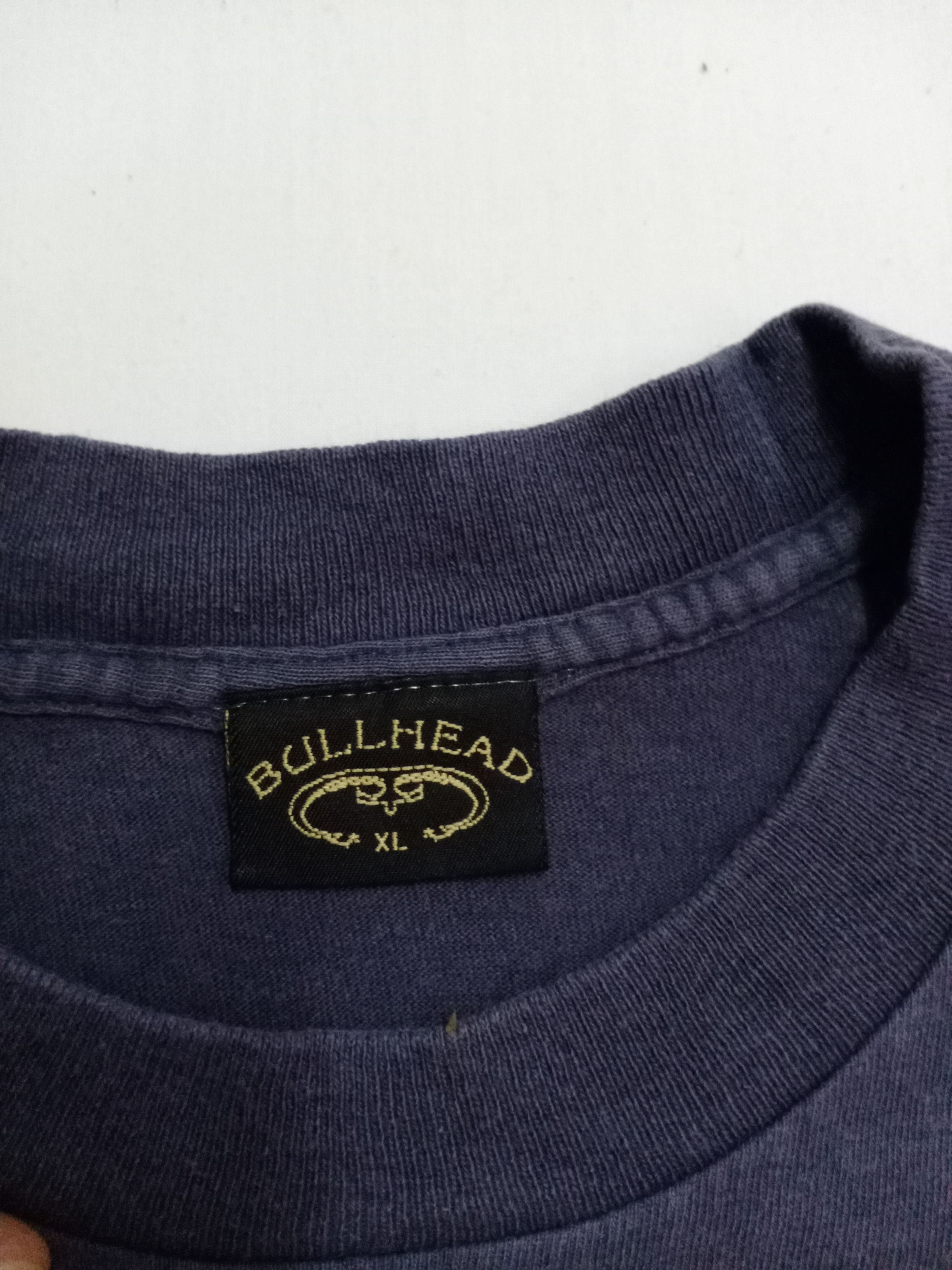 Bullhead Denim Co. × Seditionaries × Vintage Vintage 90s Bullhead Skull Design Art T-shirt Size US XL / EU 56 / 4 - 3 Thumbnail
