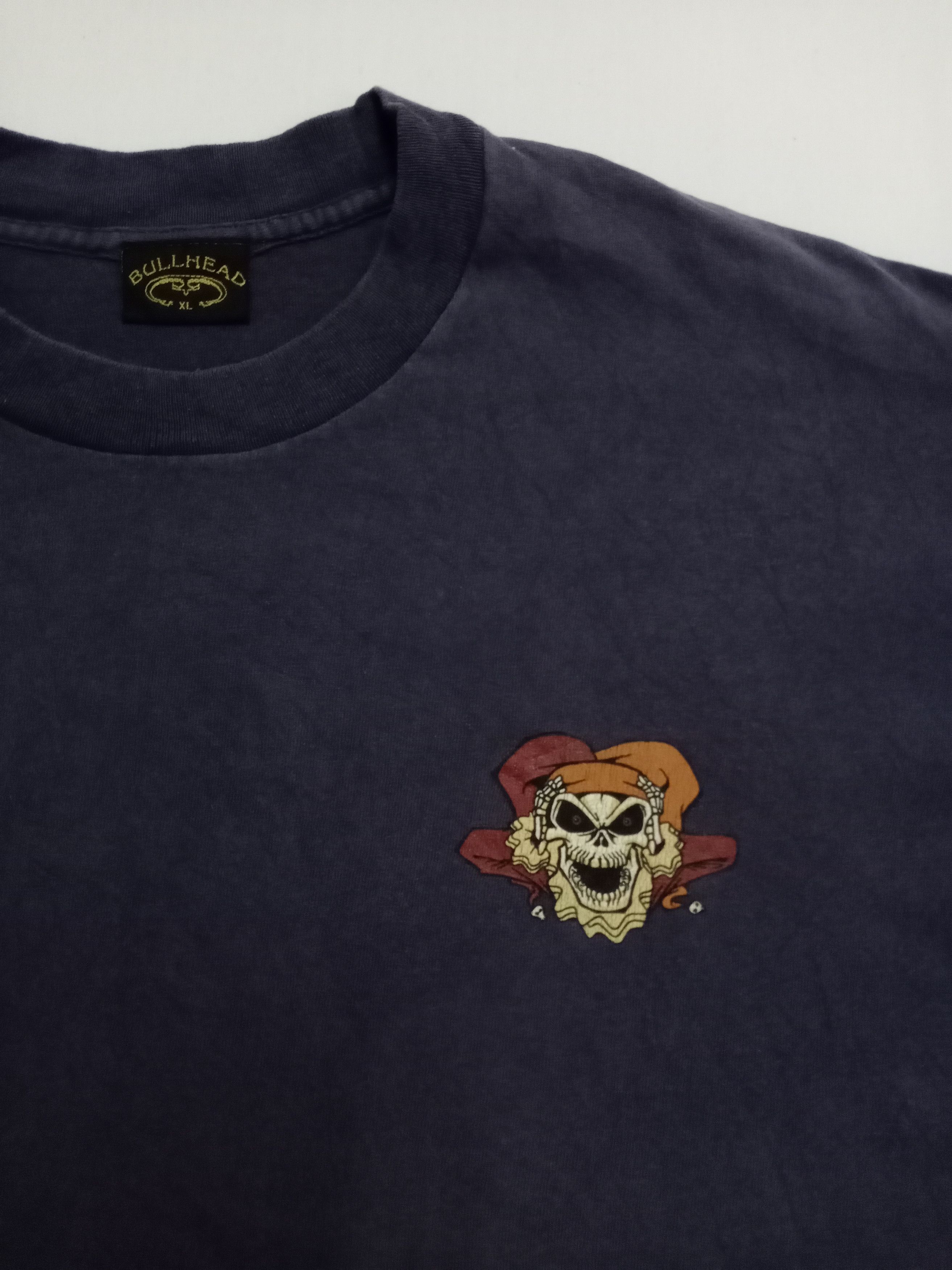Bullhead Denim Co. × Seditionaries × Vintage Vintage 90s Bullhead Skull Design Art T-shirt Size US XL / EU 56 / 4 - 8 Thumbnail