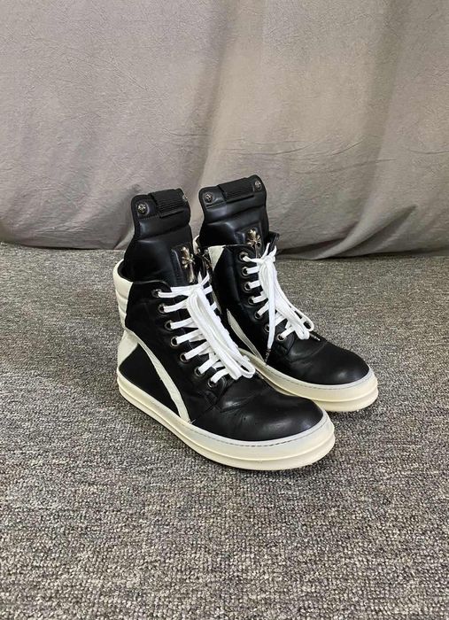 Rick Owens Rick x Chrome hearts geobaskets | Grailed