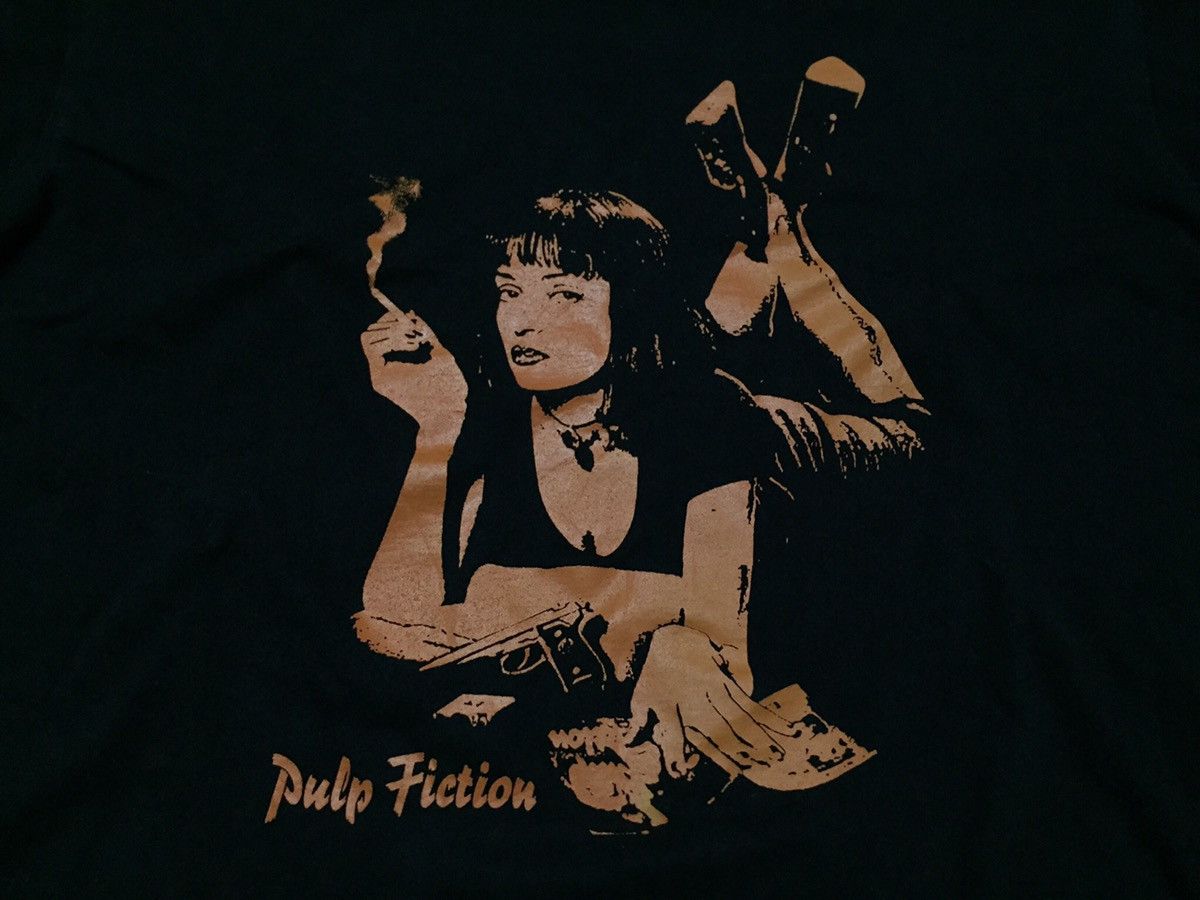 Band Tees × Vintage Vintage 90s Pulp fiction iconic tees Size US M / EU 48-50 / 2 - 2 Thumbnail