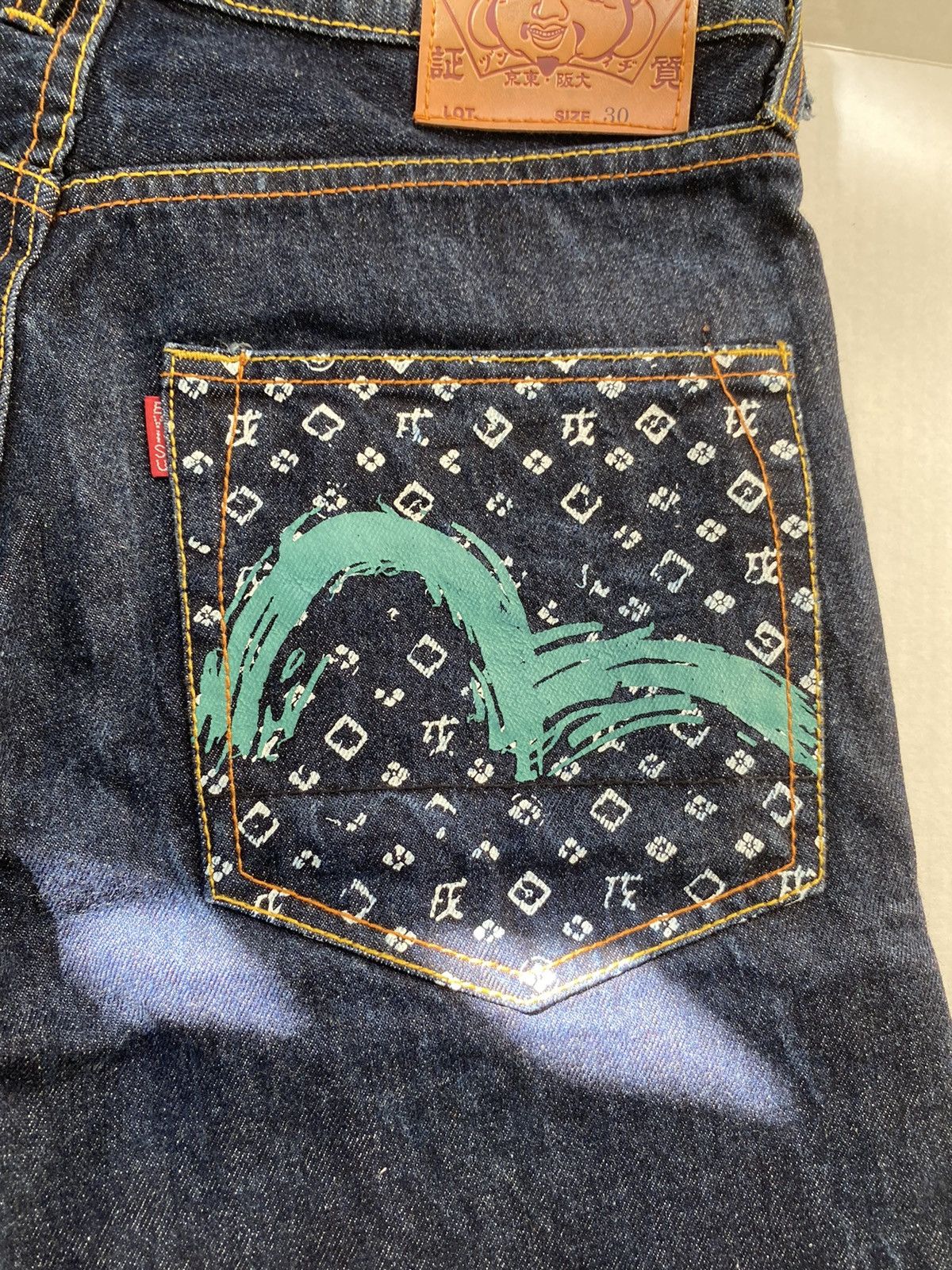 Vintage Vintage Evisu raw denim jeans Size US 30 / EU 46 - 5 Thumbnail