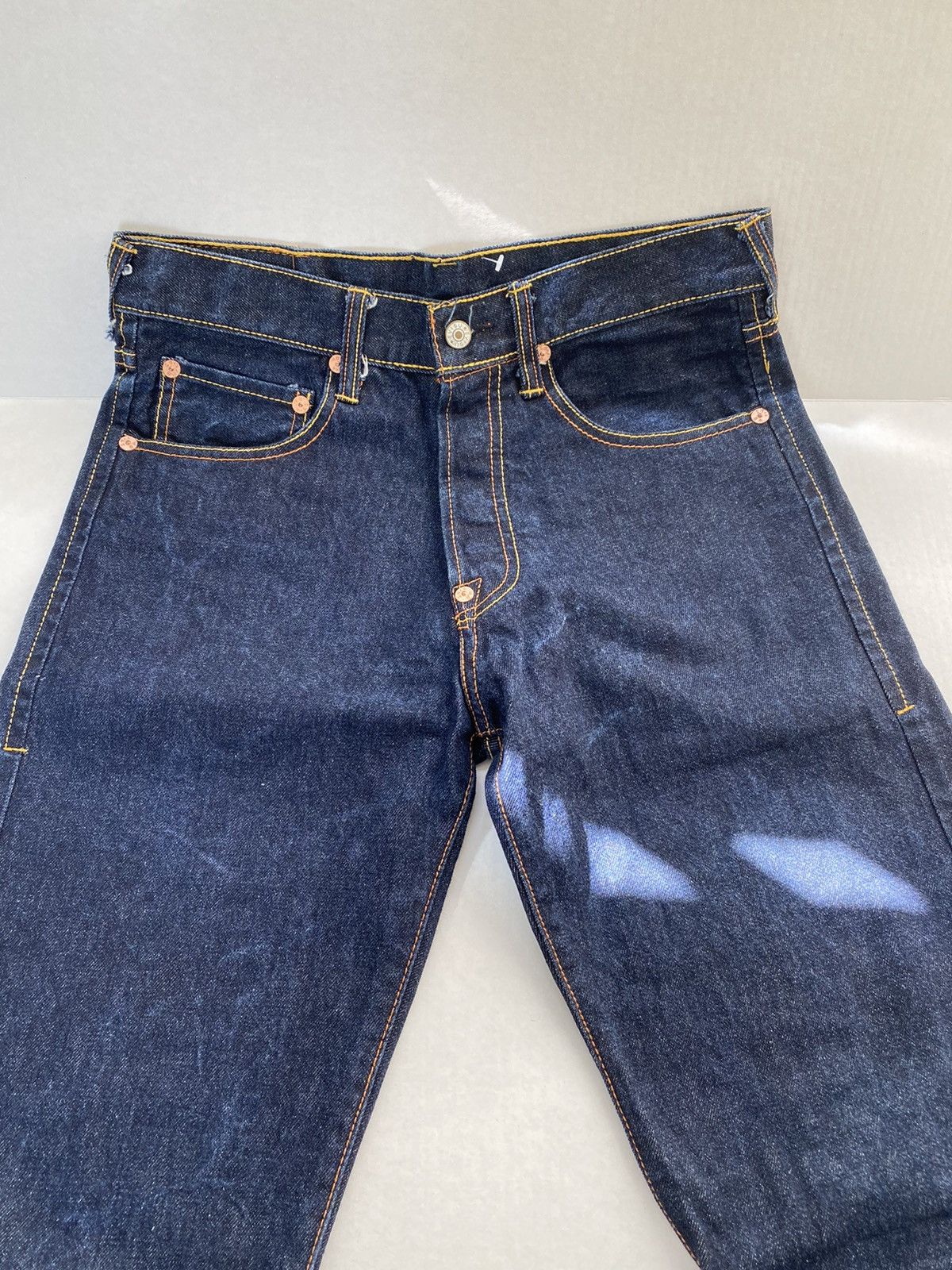 Vintage Vintage Evisu raw denim jeans Size US 30 / EU 46 - 8 Thumbnail