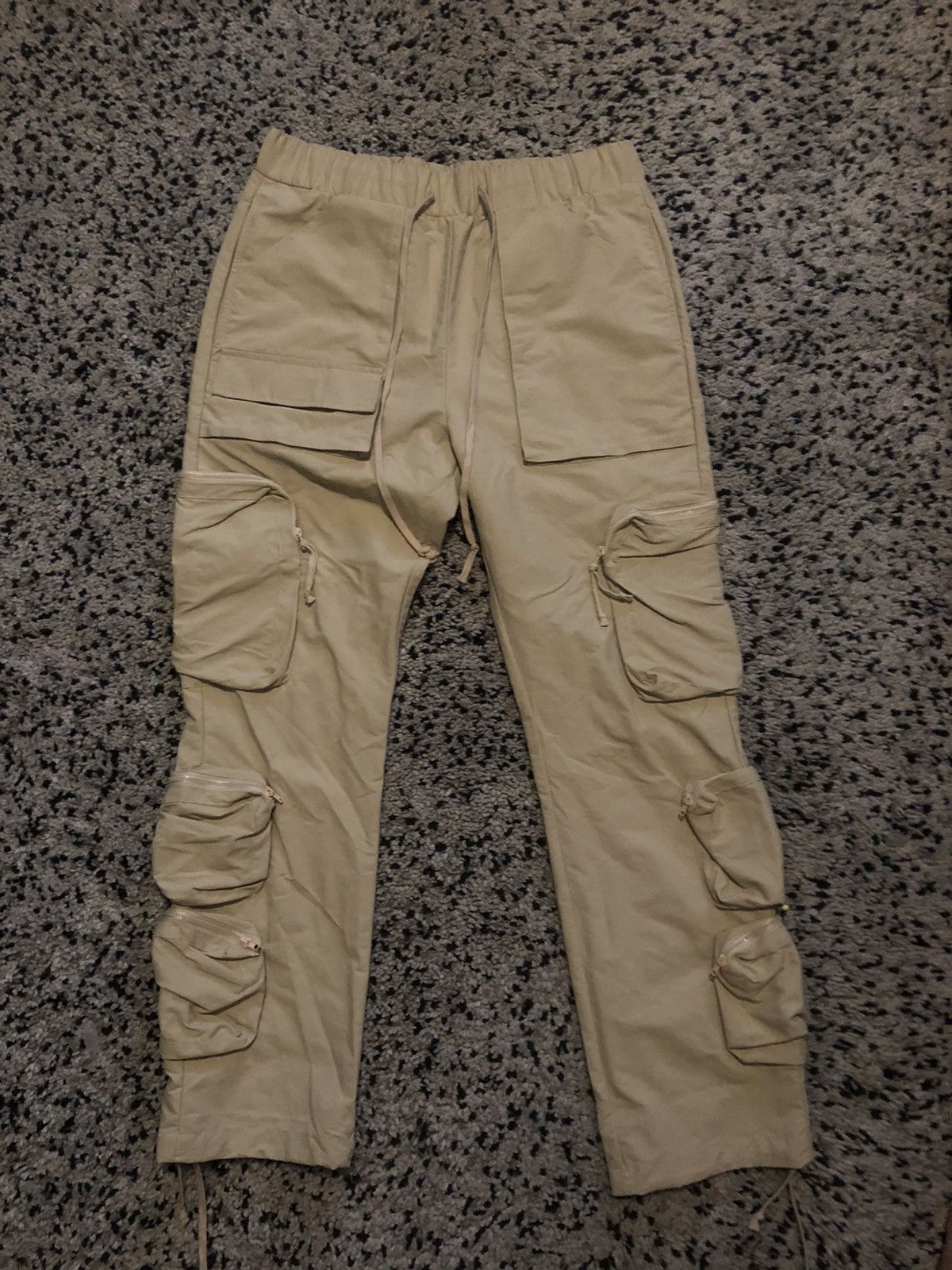 Whoisjacov WHOISJACOV BONE 6 POCKET CARGO PANTS SILVER LEAGUE EXCLUSIVE ...