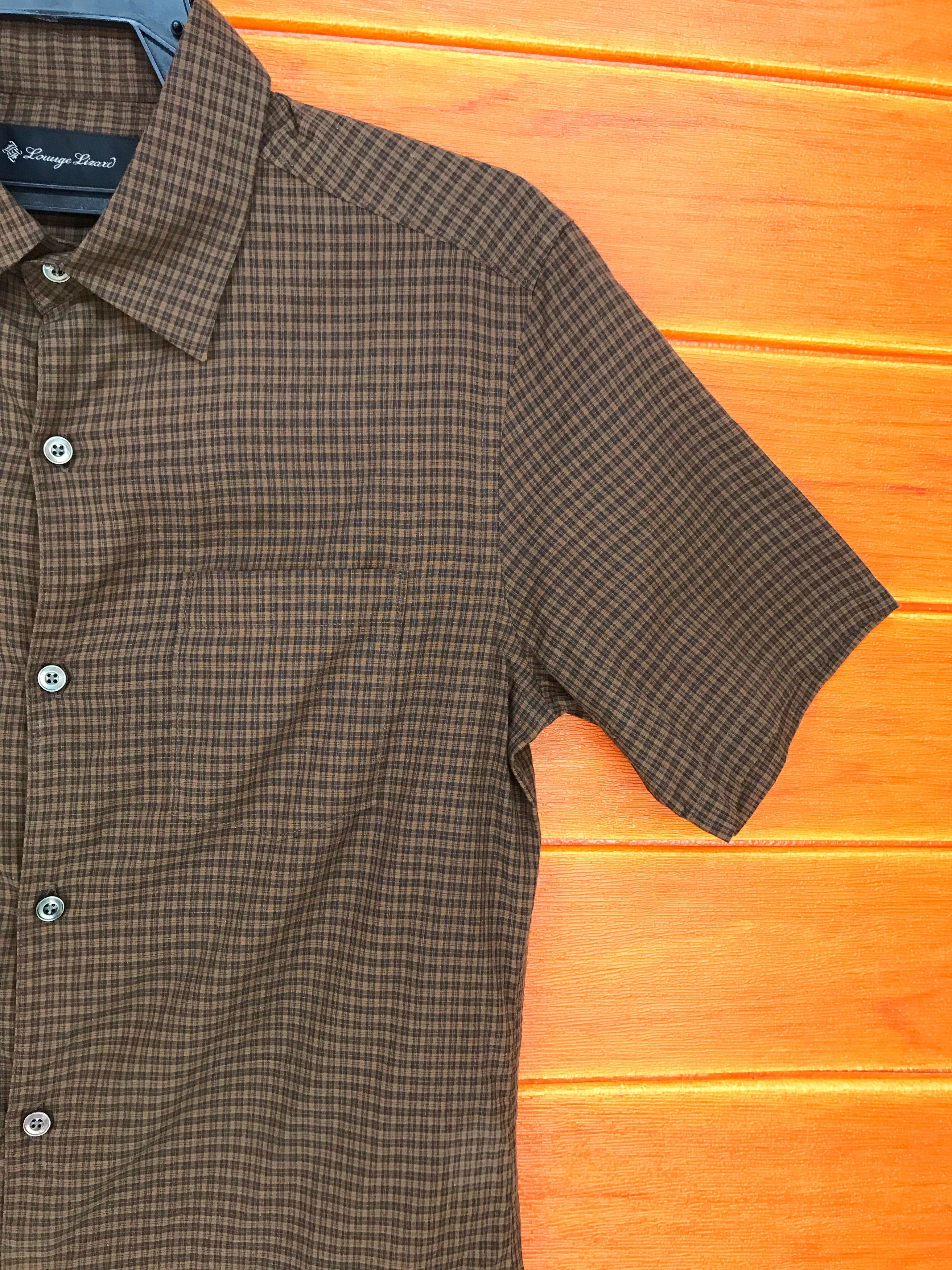 Lounge Lizard Vintage LOUNGE LIZARD Japan Small Checkered Shirt Size US S / EU 44-46 / 1 - 5 Thumbnail