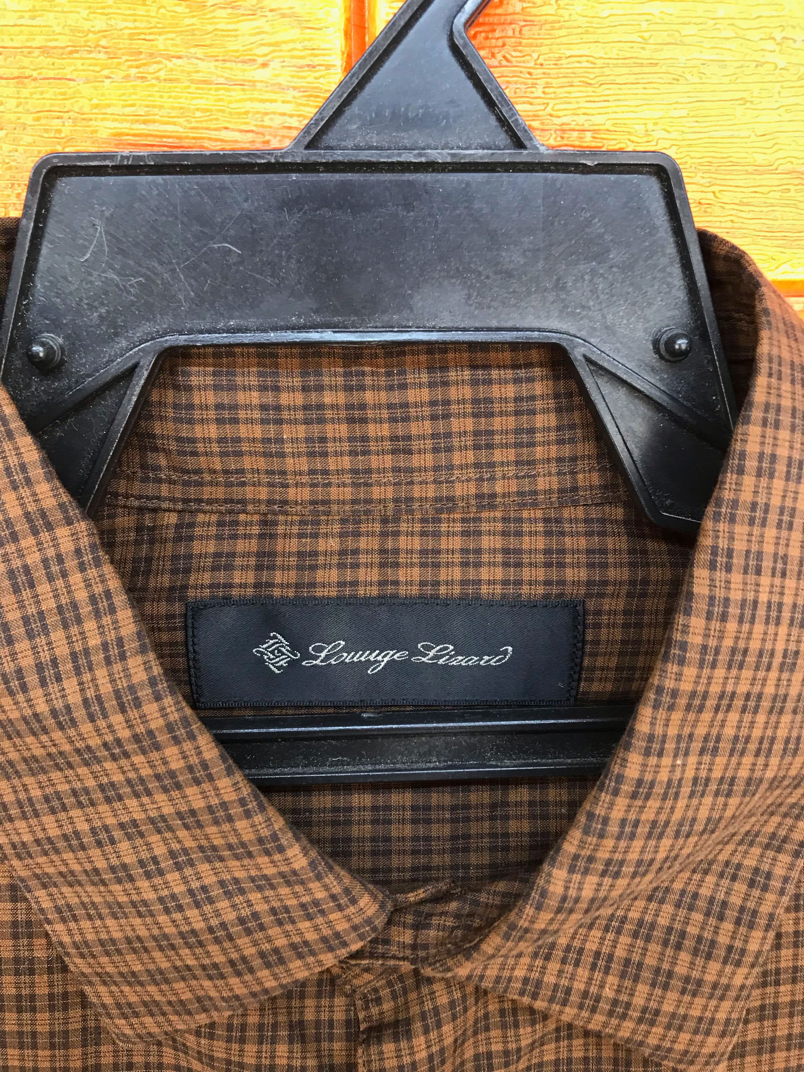 Lounge Lizard Vintage LOUNGE LIZARD Japan Small Checkered Shirt Size US S / EU 44-46 / 1 - 6 Thumbnail