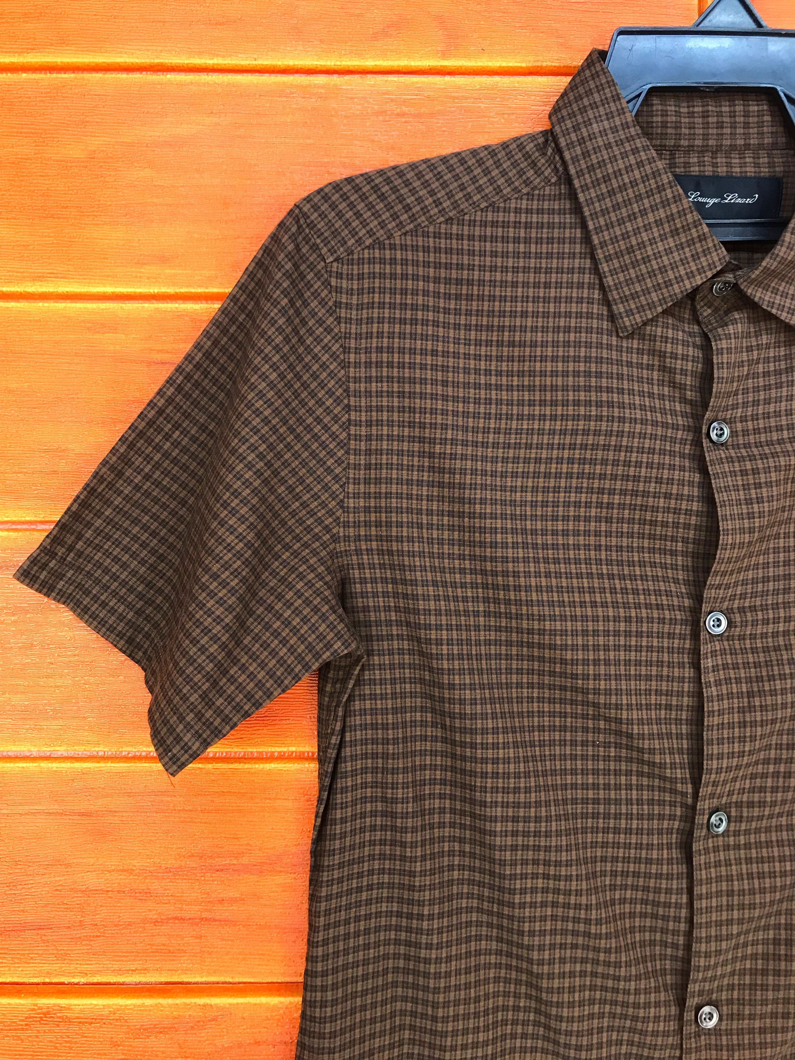 Lounge Lizard Vintage LOUNGE LIZARD Japan Small Checkered Shirt Size US S / EU 44-46 / 1 - 2 Thumbnail