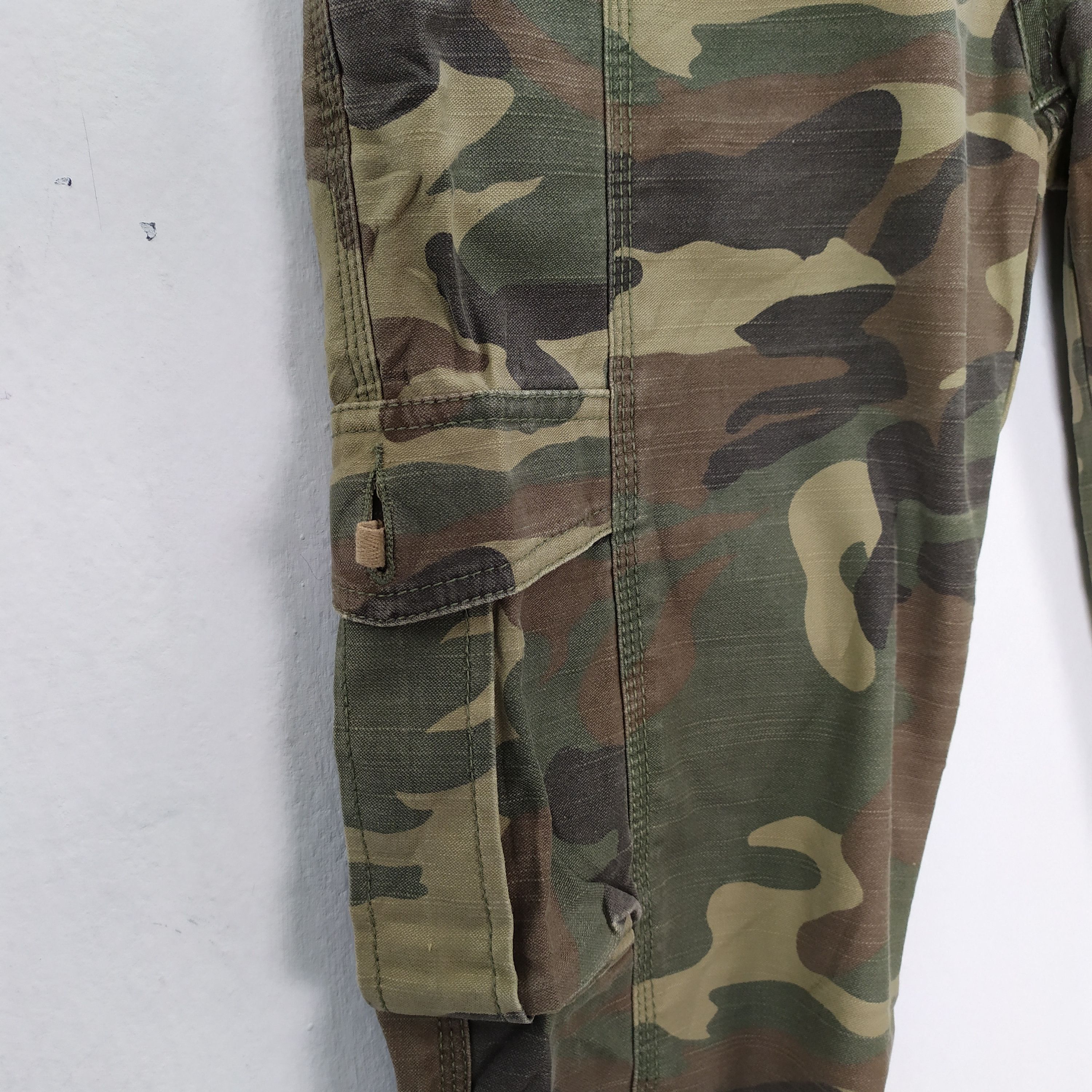 Japanese Brand Back Number Camo Cropped pants multipocket waist 30 Size US 30 / EU 46 - 7 Thumbnail