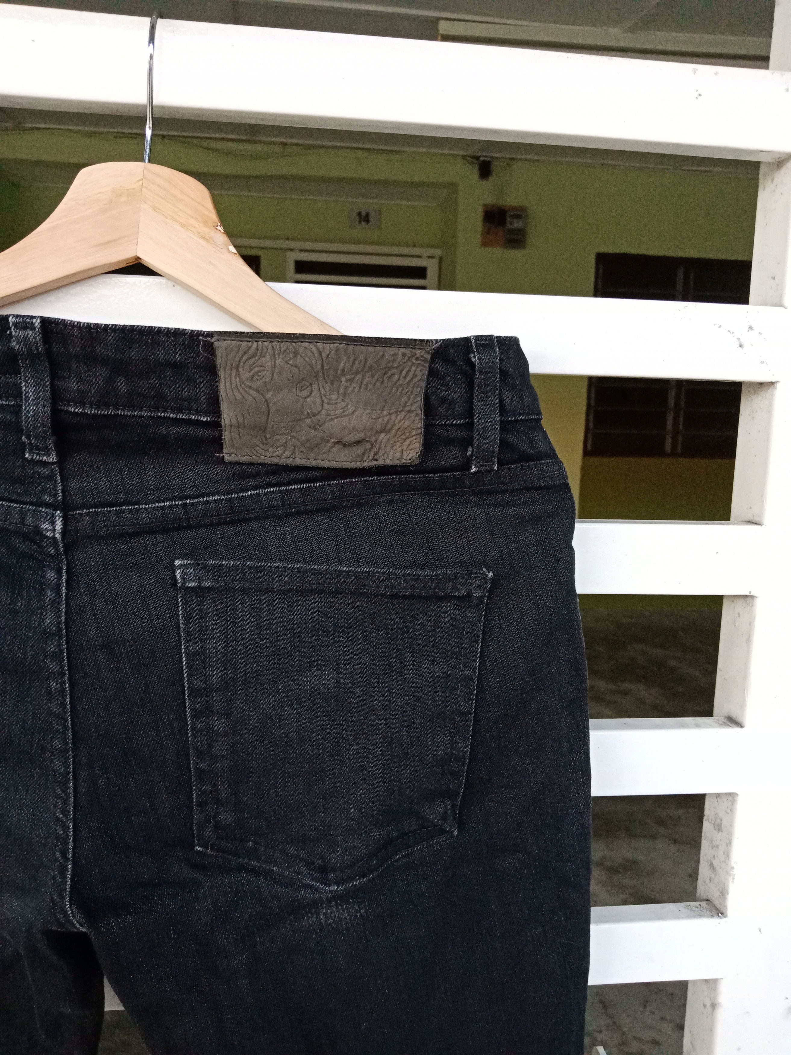 Naked & Famous Naked & Famous Skinny Guy "Black Power Stretch" Size US 33 - 5 Thumbnail
