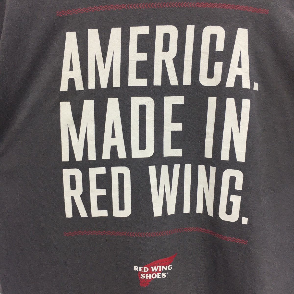 Delta × Vintage Vintage Delta Red Wing Shoes Boot Builder Tee L Sz Size US L / EU 52-54 / 3 - 8 Thumbnail