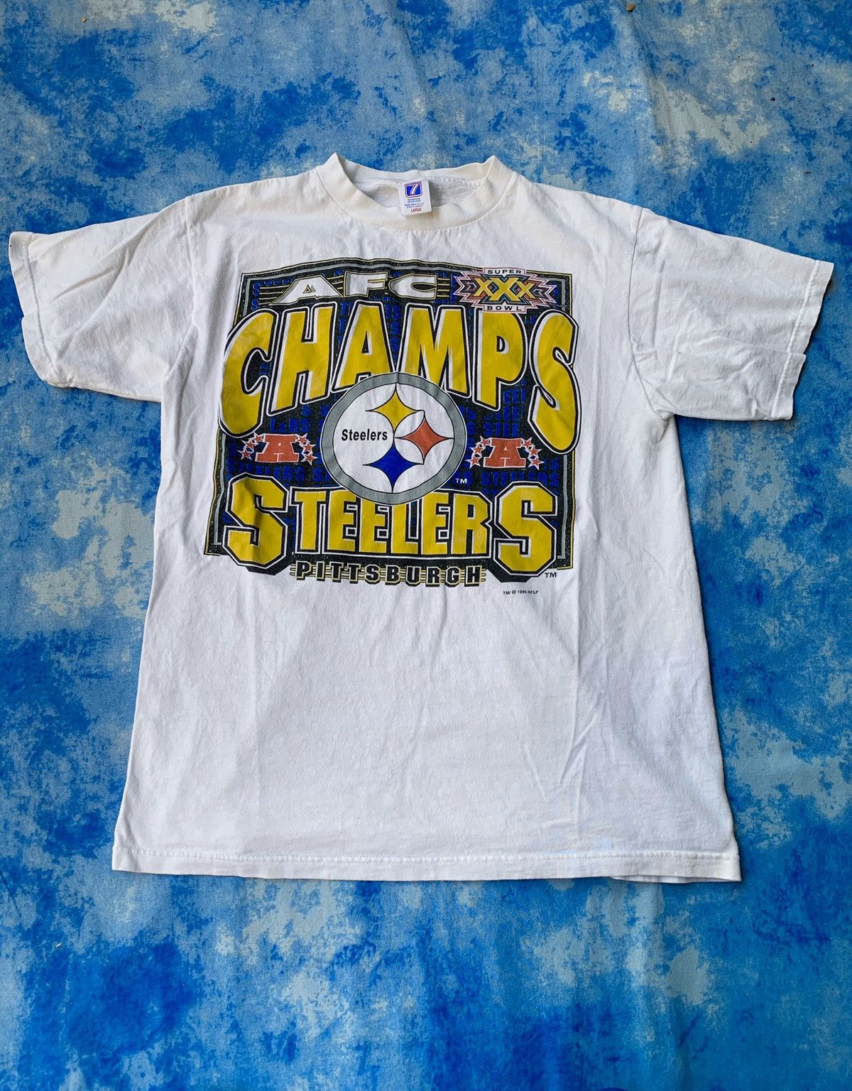 Vintage Vintage 90s Pittsburgh Steelers Playoffs T Shirt 