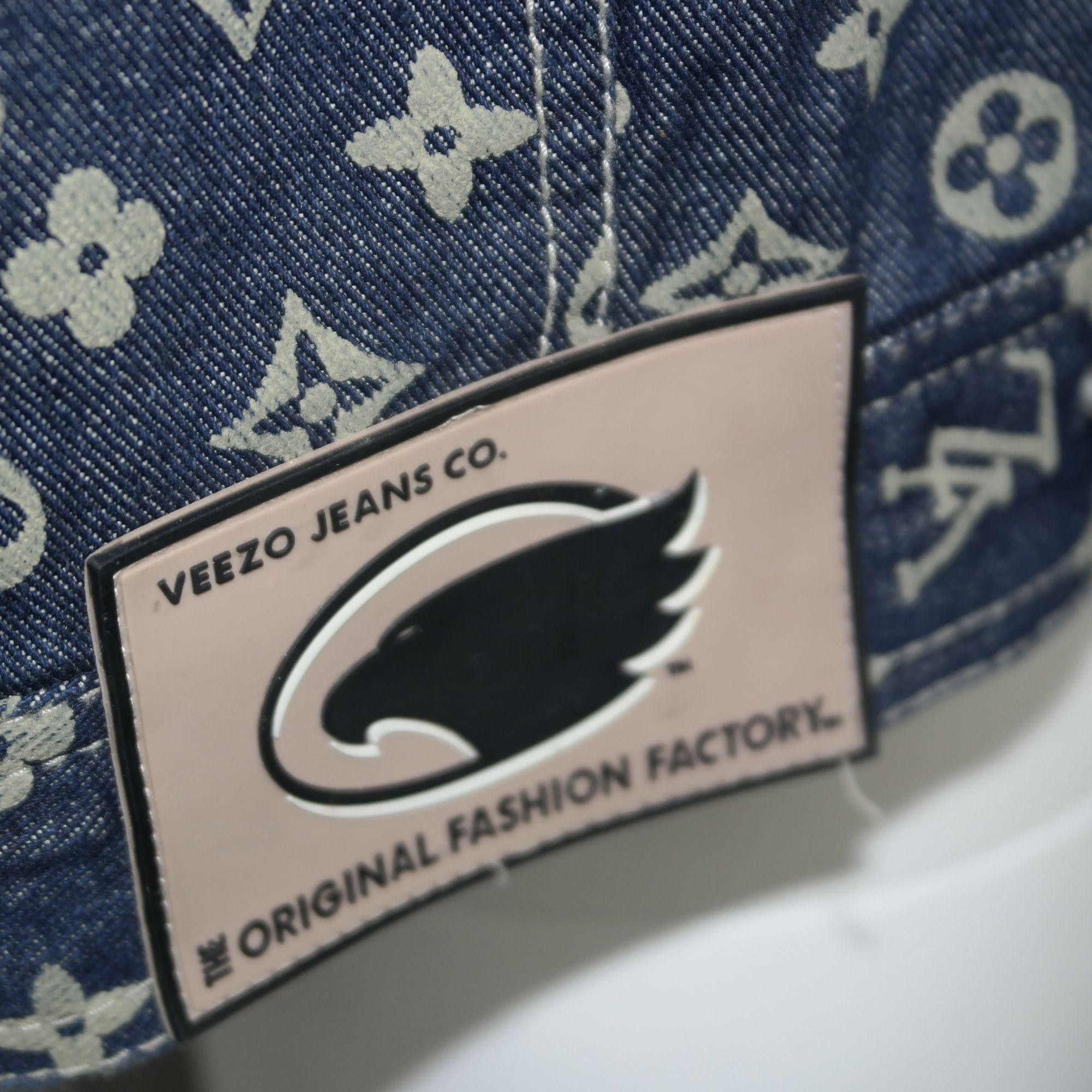 Streetwear × Vintage VTG Veezo Wear All Over Monogram Logo Blue 