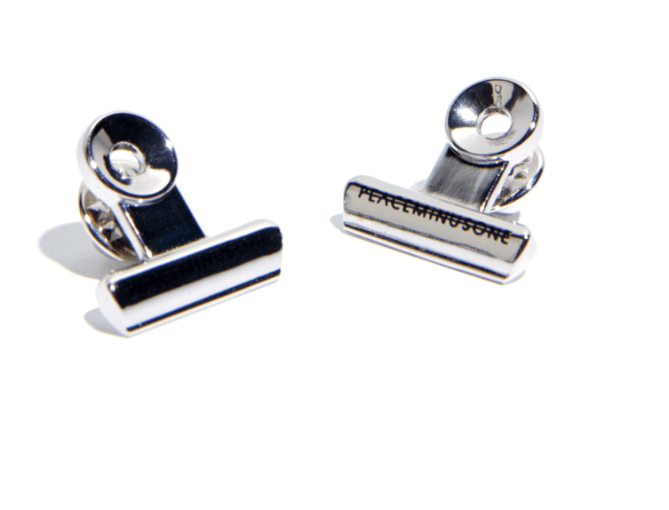 peaceminusone PEACEMINUSONE CLIP PIN SET SILVER | Grailed