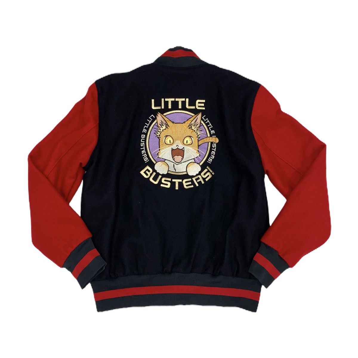 Japanese Brand Little Busters! Cospa Varsity Stadium Jumper Jacket Grailed