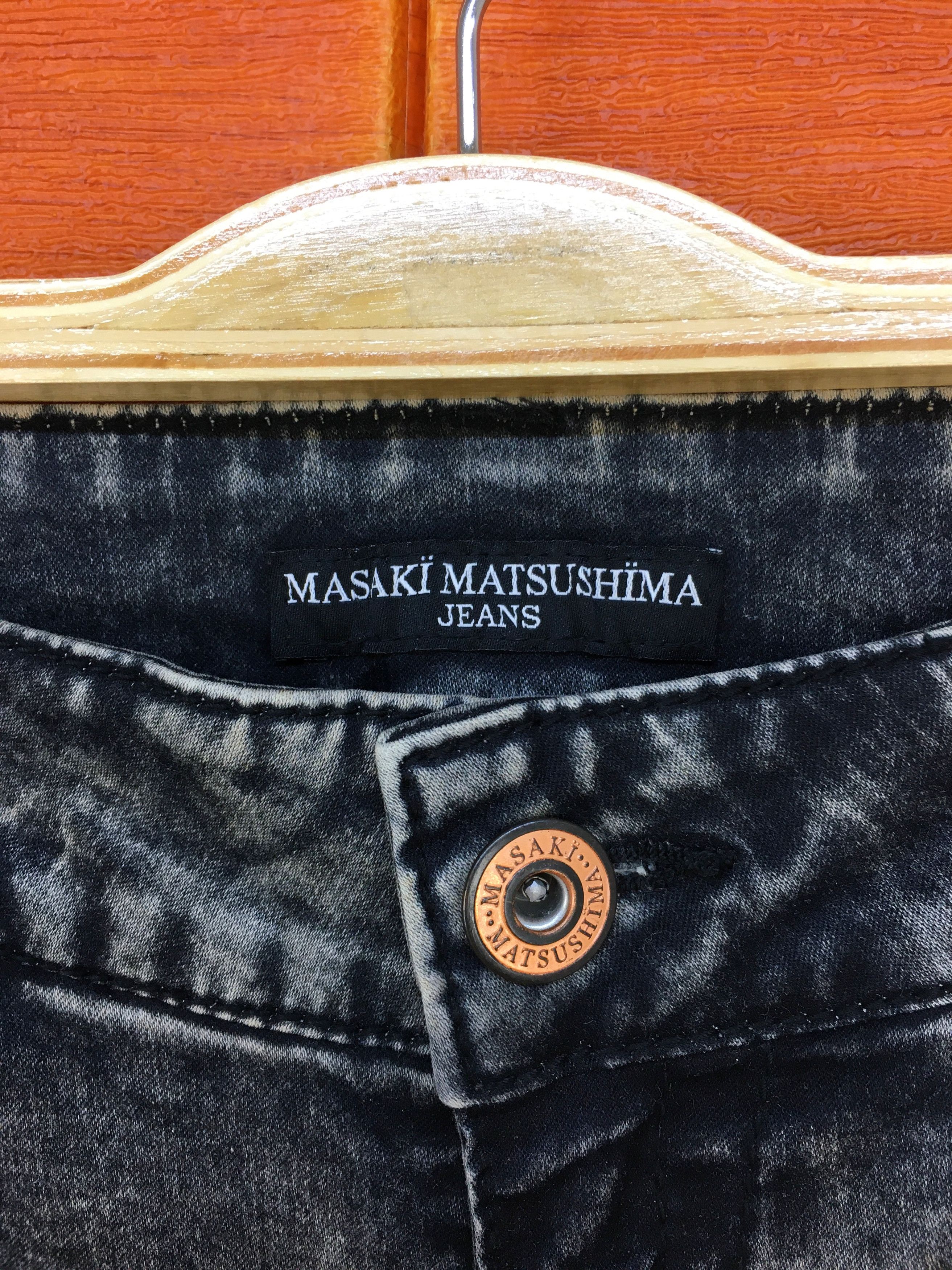Masaki Matsushima MASAKI MATSUSHIMA Acid Bleach Wash Skinny Denim Jeans Size US 28 / EU 44 - 14 Thumbnail