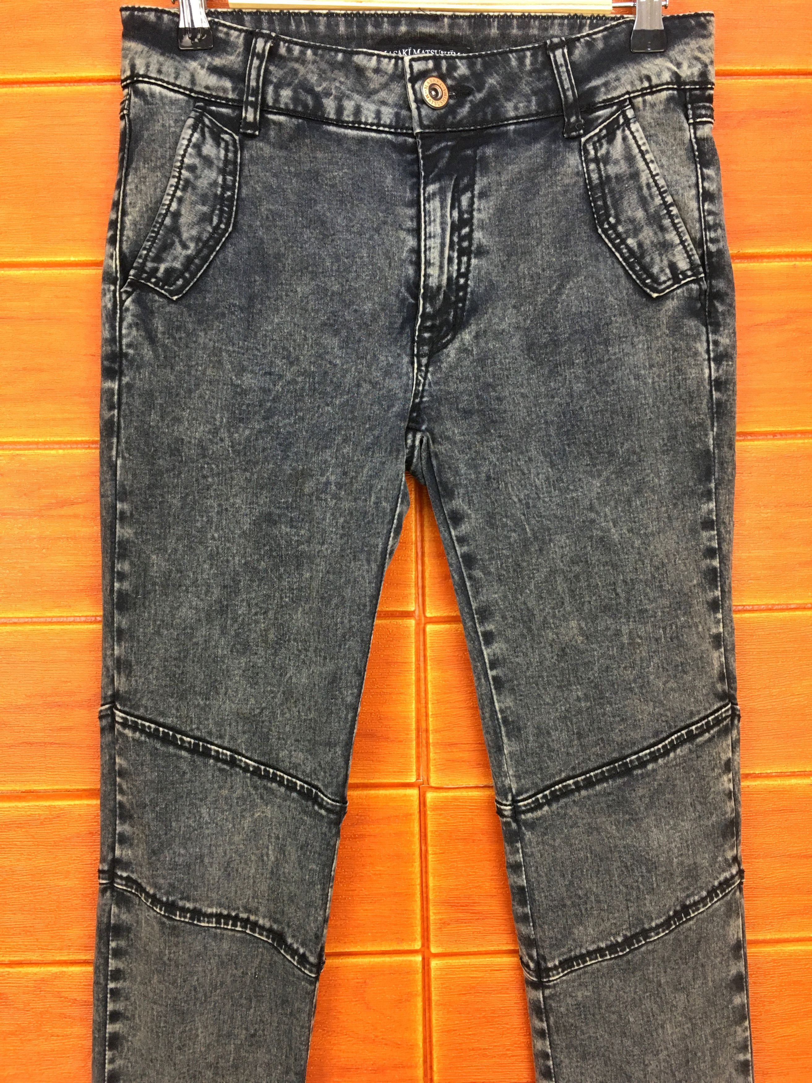 Masaki Matsushima MASAKI MATSUSHIMA Acid Bleach Wash Skinny Denim Jeans Size US 28 / EU 44 - 2 Thumbnail