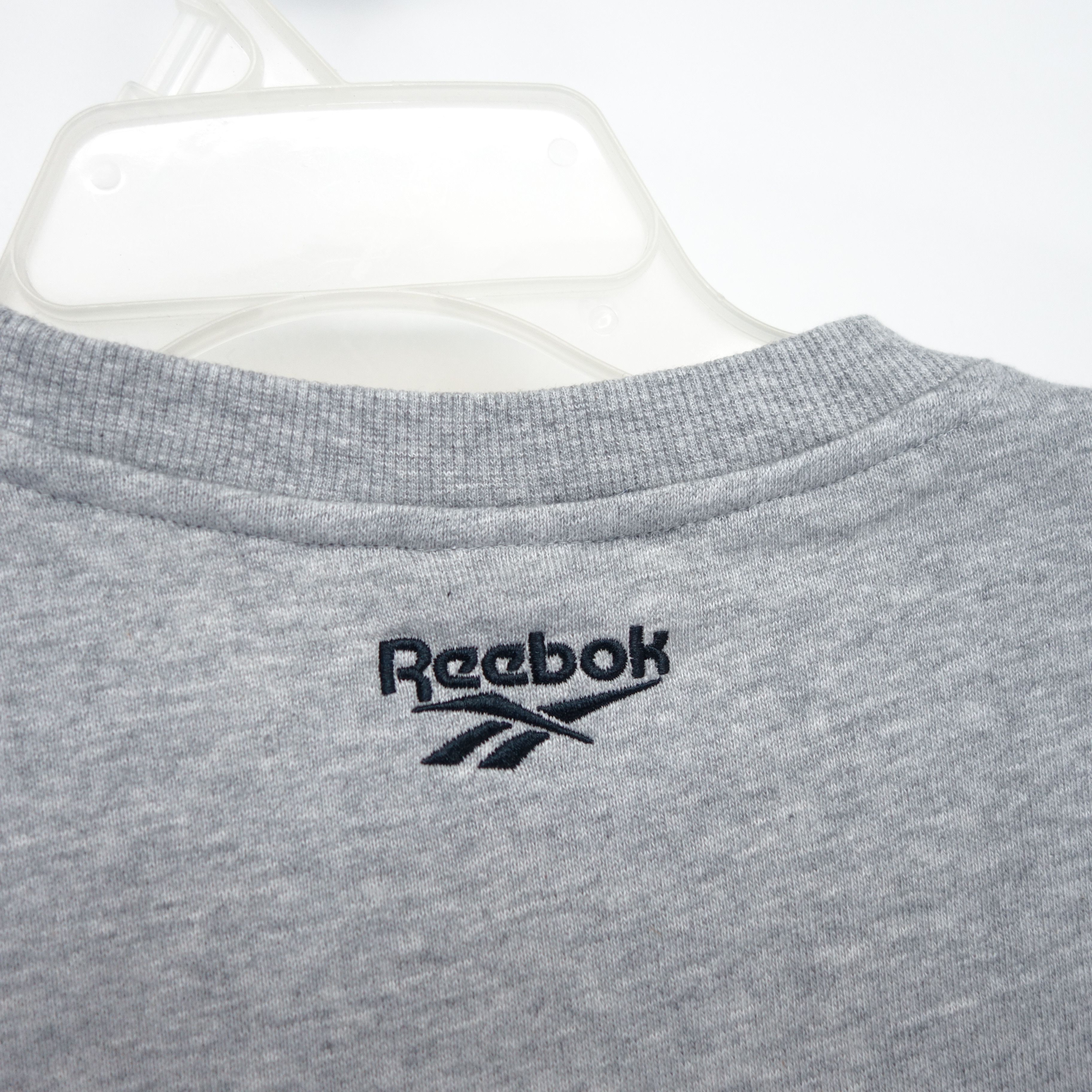 Reebok Gray Classic Logo Pullover Crew Neck Sweatshirt Medium Size US M / EU 48-50 / 2 - 5 Preview