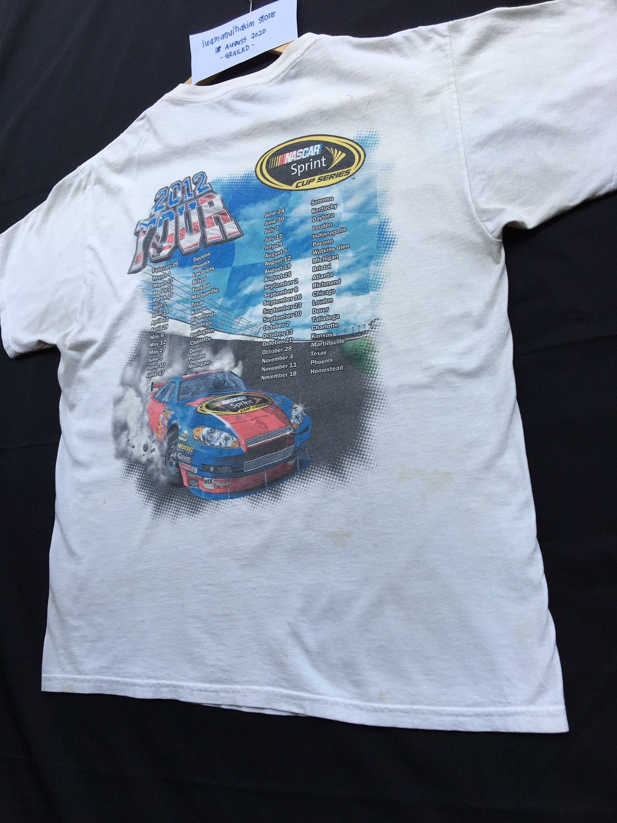 NASCAR Vintage Dover Speedway NASCAR 2012 Monster Mile Tee Size US L / EU 52-54 / 3 - 9 Thumbnail