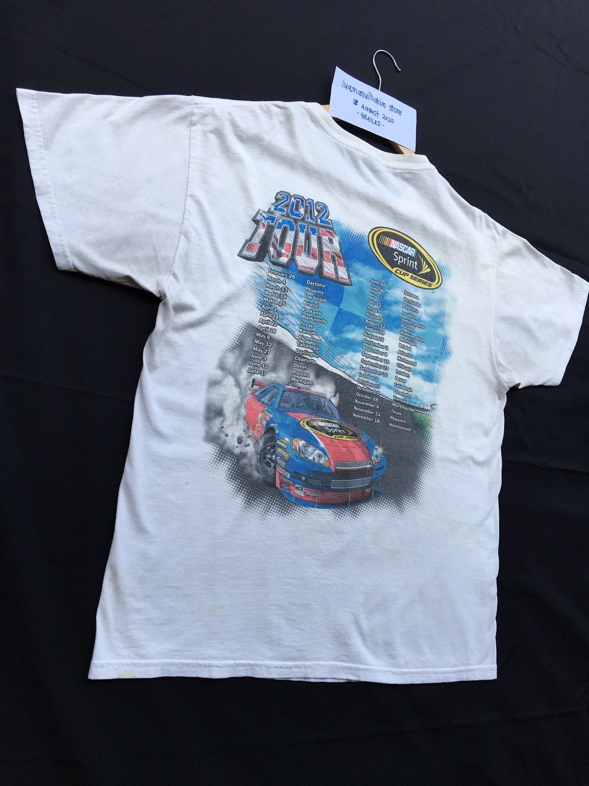 NASCAR Vintage Dover Speedway NASCAR 2012 Monster Mile Tee Size US L / EU 52-54 / 3 - 8 Thumbnail