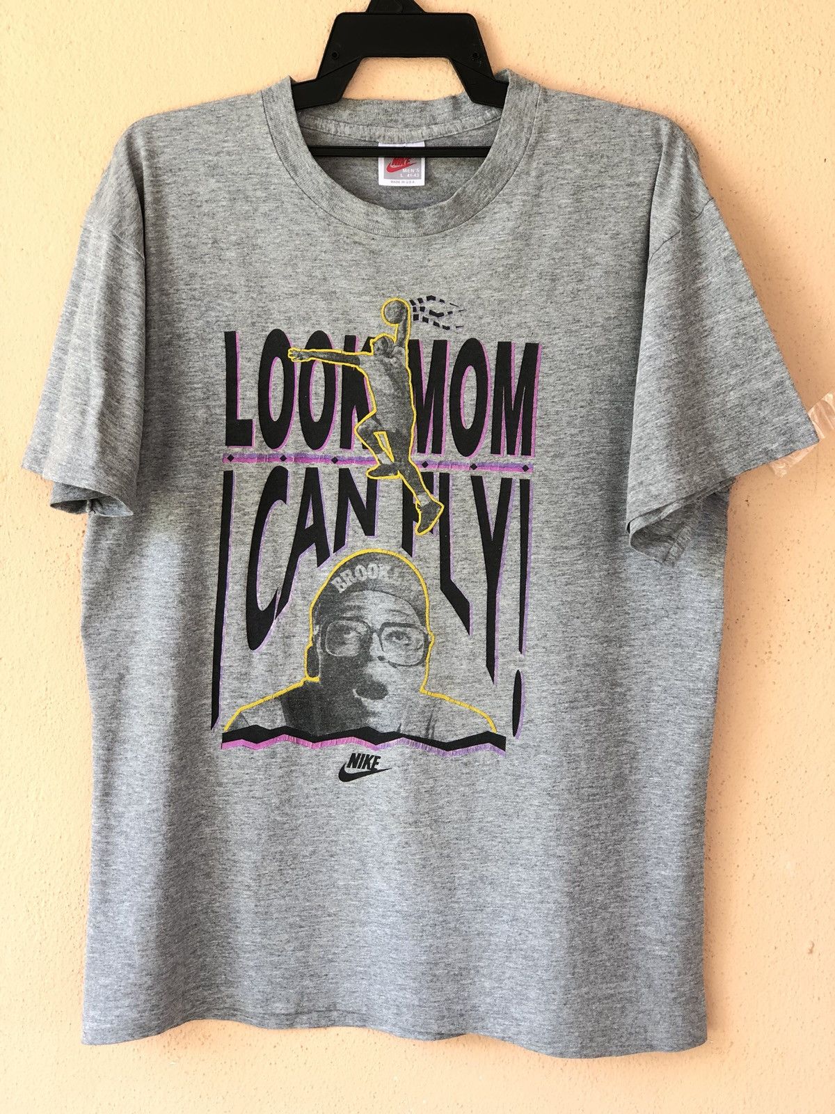Nike × Vintage Vintage 90s NIKE Spike Lee Rare Tee Size US L / EU 52-54 / 3 - 1 Thumbnail