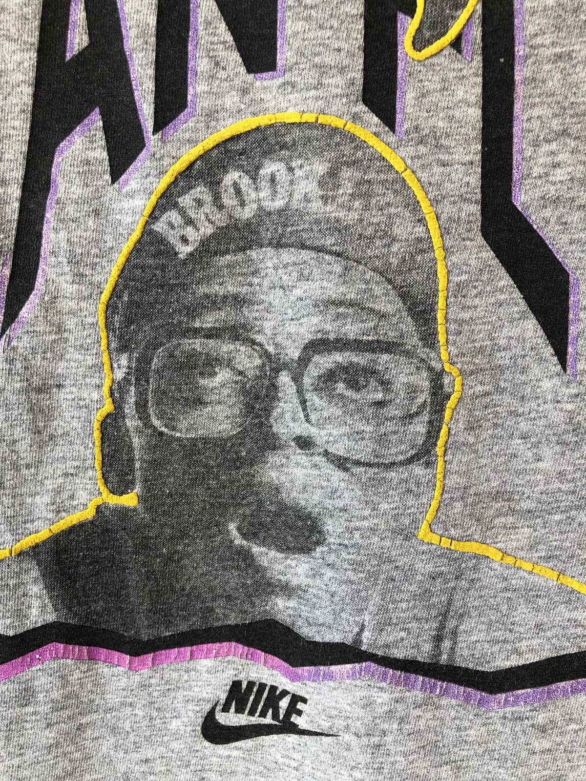 Nike × Vintage Vintage 90s NIKE Spike Lee Rare Tee Size US L / EU 52-54 / 3 - 3 Thumbnail