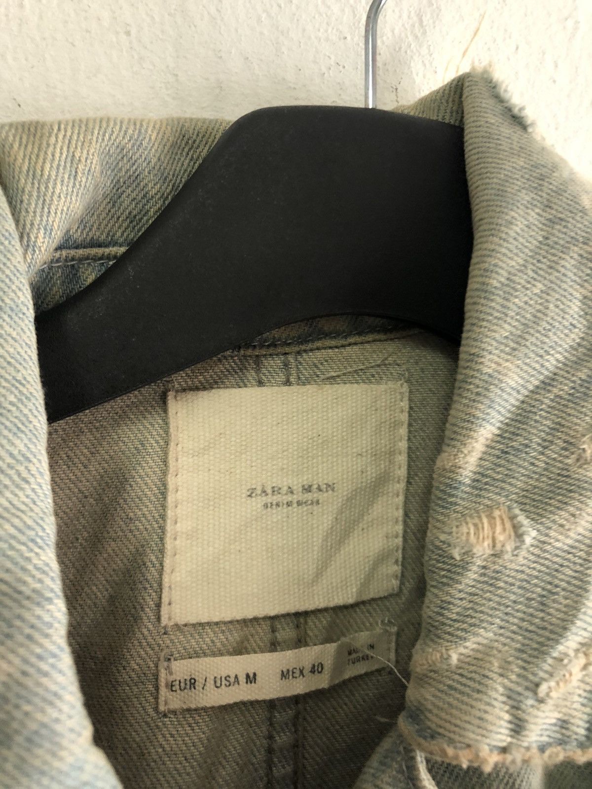 Zara ZARA Denim Long Jacket Distressed Size US M / EU 48-50 / 2 - 2 Thumbnail