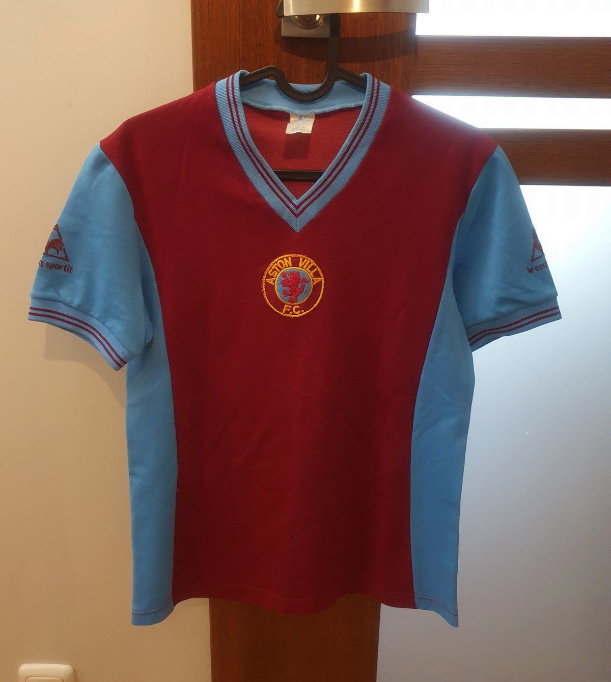 Le Coq Sportif Aston Villa 1981-82 Home Jersey VINTAGE S