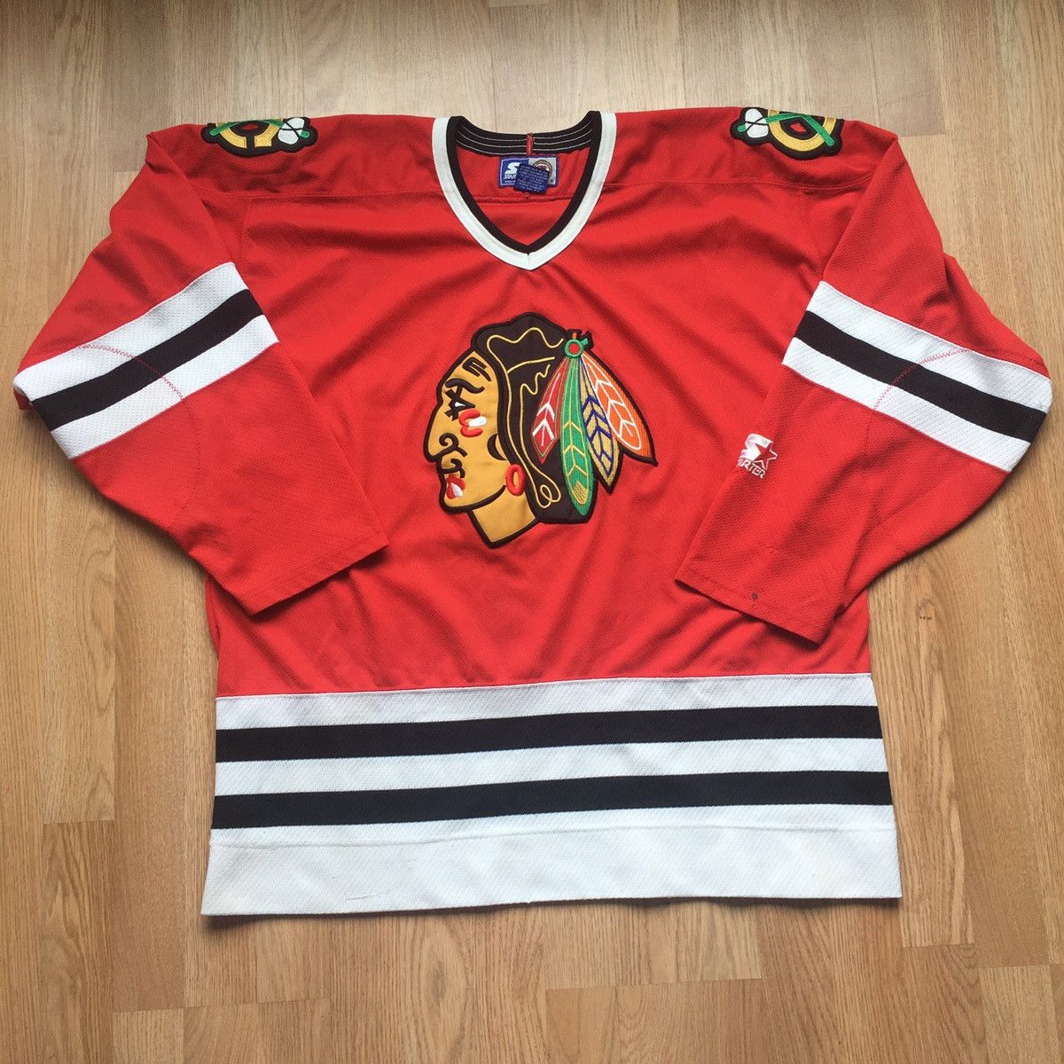 Vintage Vintage 90’s Starter Chicago Blackhawks NHL Hockey Jersey XL Size US XL / EU 56 / 4 - 1 Preview