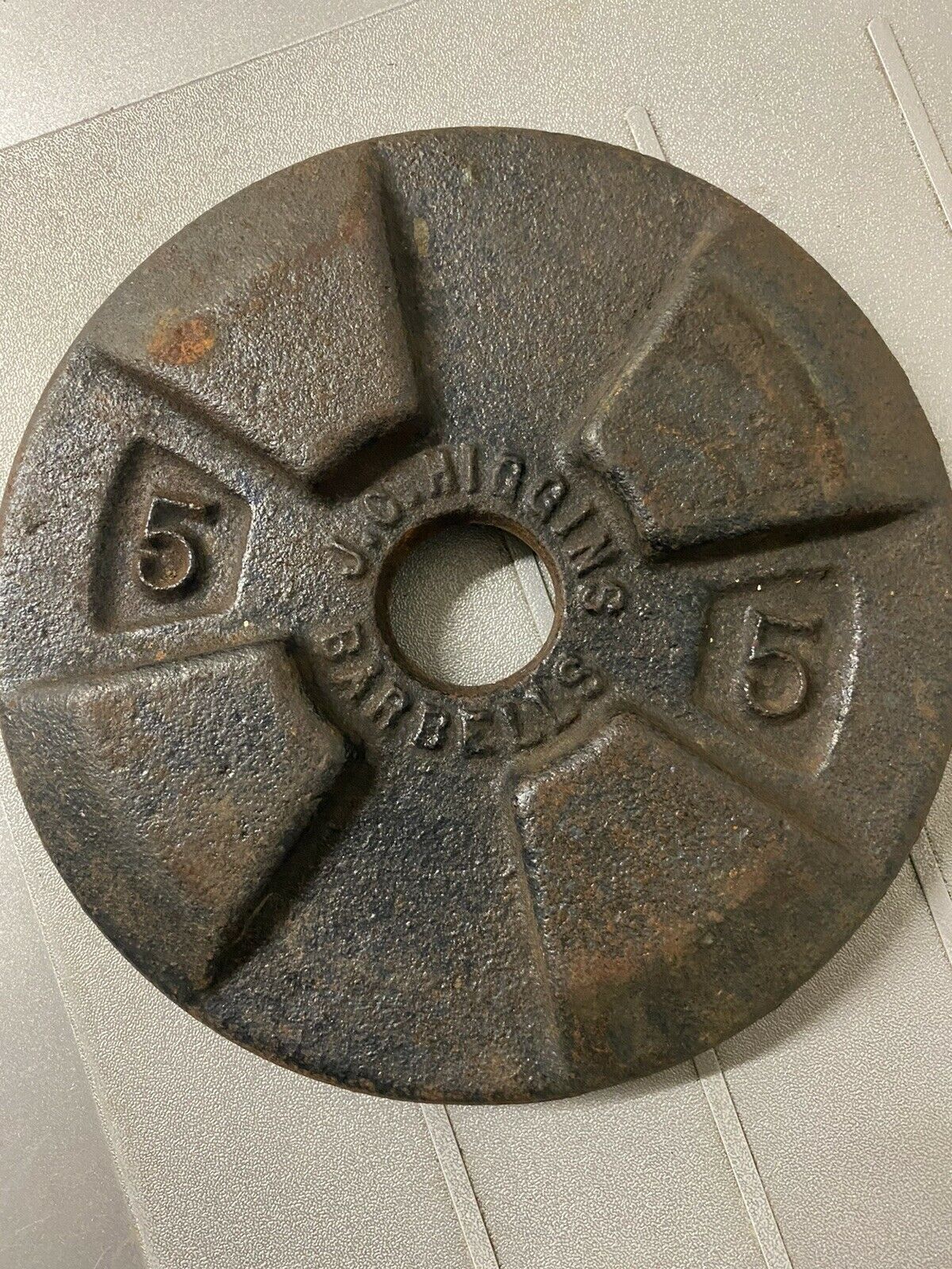 J.C. Penney 5 Lbs Locking Sears JC Higgins 1" Weight Plates Size ONE SIZE - 1 Preview