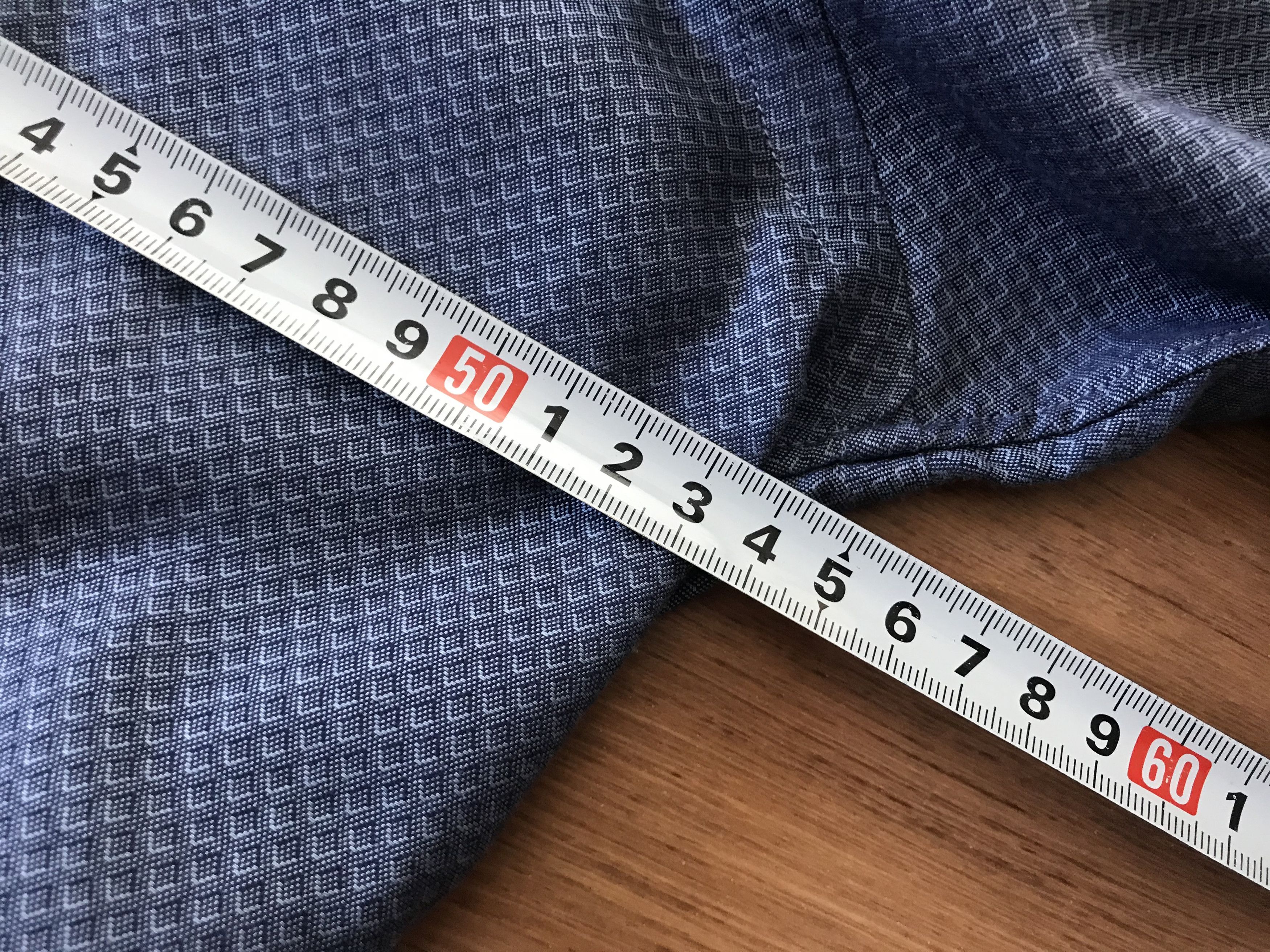 Eton Eton Men's Blue Pinpoint Slim Fit Shirt Shirt 16 1/2 42 L Size US L / EU 52-54 / 3 - 7 Thumbnail