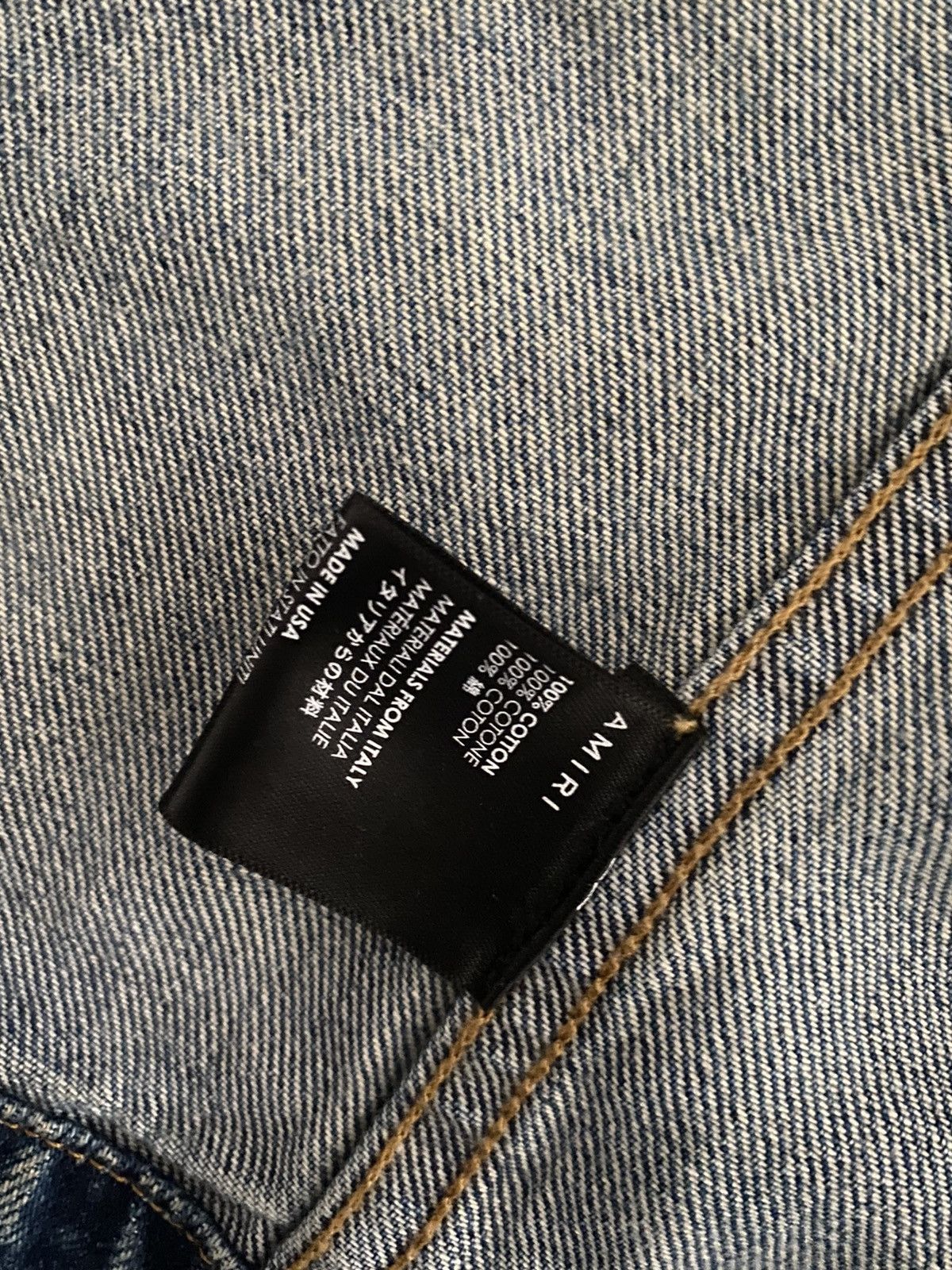 Amiri Amiri Biker denim jacket Size US M / EU 48-50 / 2 - 3 Thumbnail