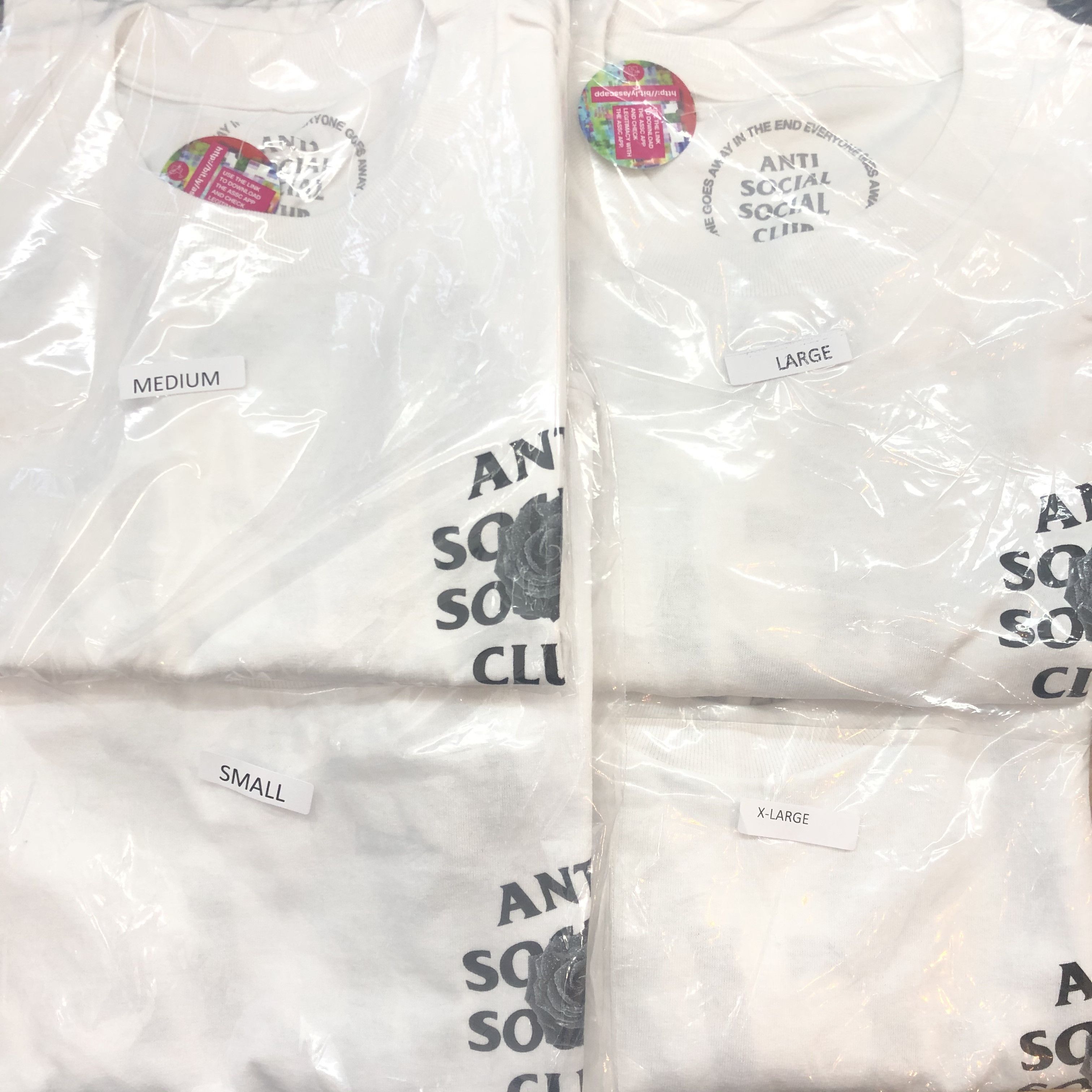 Anti Social Social Club DS ASSC Bat Emoji White Tee Bape Kith FTP FOG CDG OOTD MagOC Size US L / EU 52-54 / 3 - 7 Thumbnail