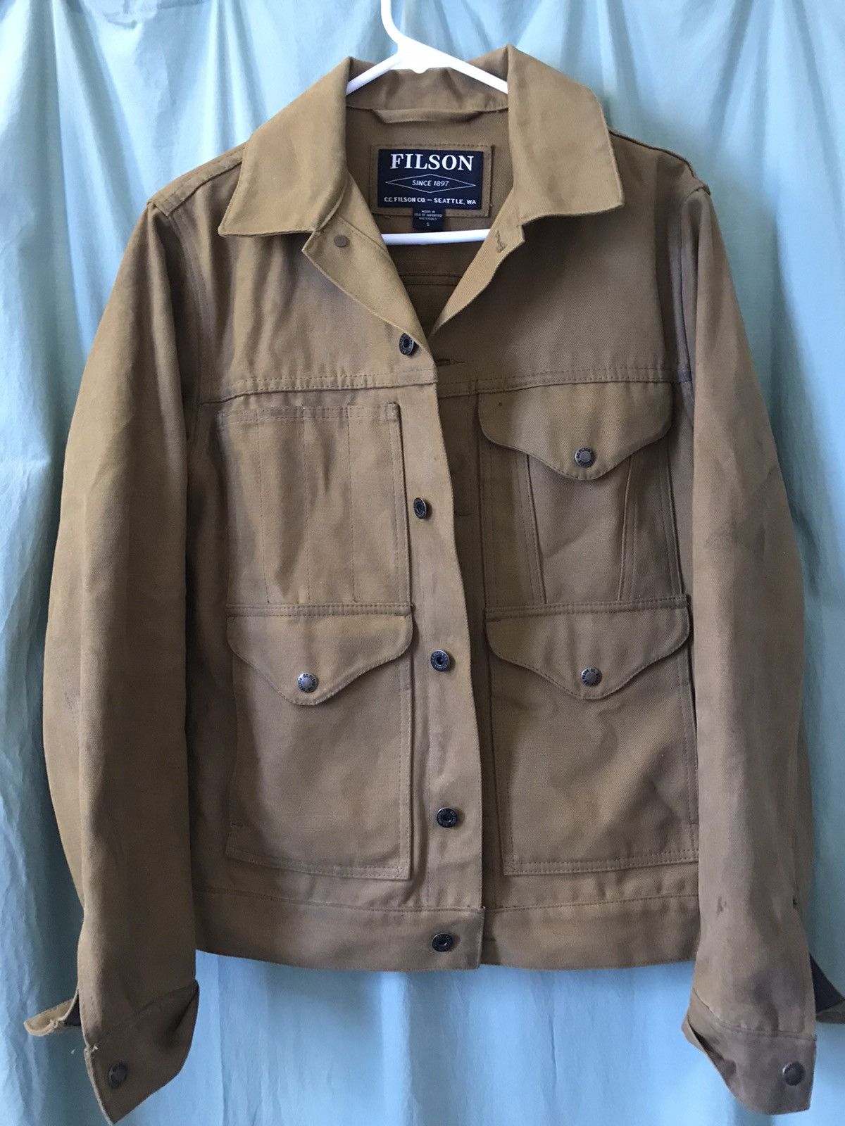 Filson Filson Westlake Waxed Tin Cloth Jacket | Grailed