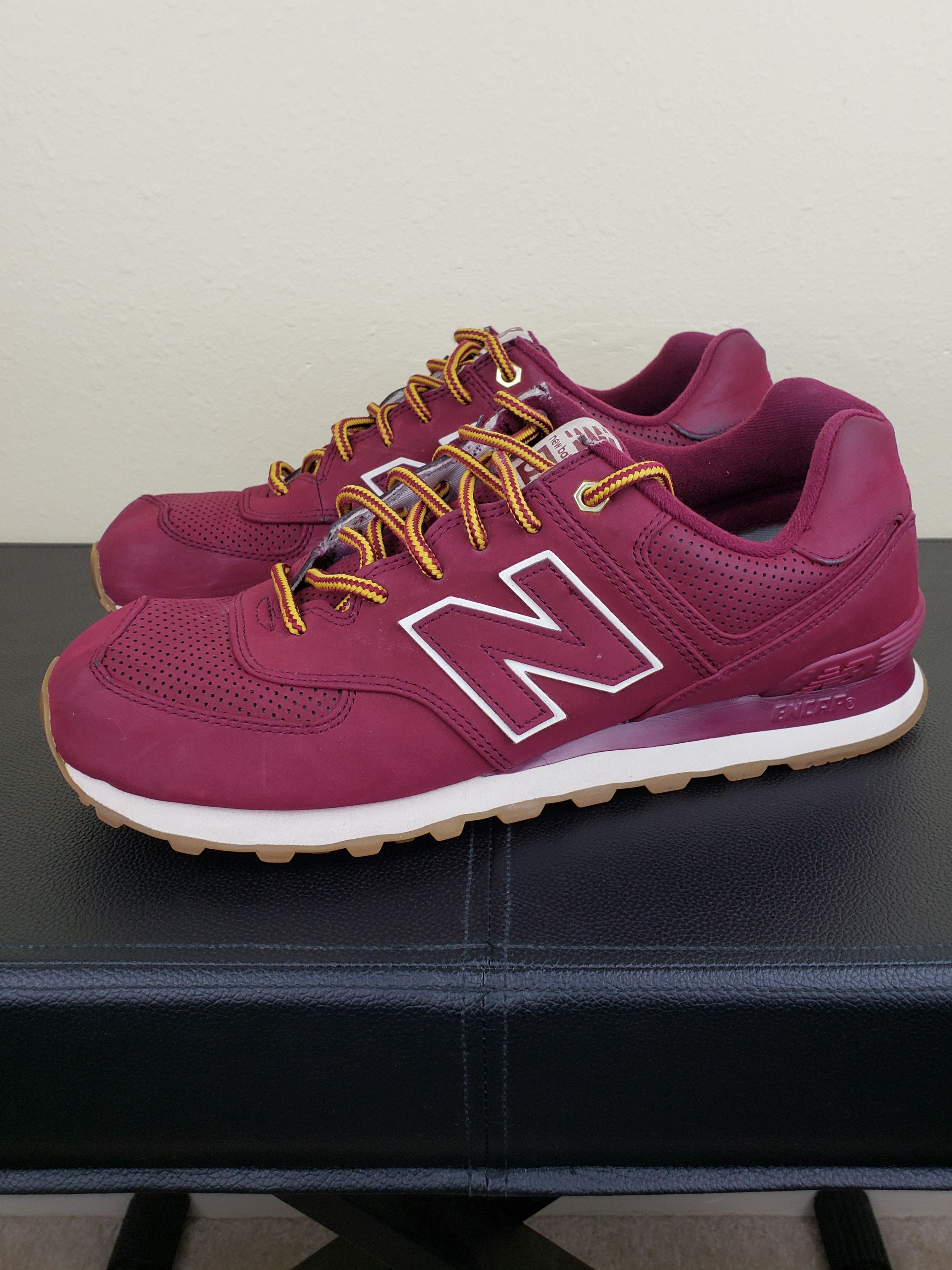 New Balance New Balance 574 Maroon | Grailed