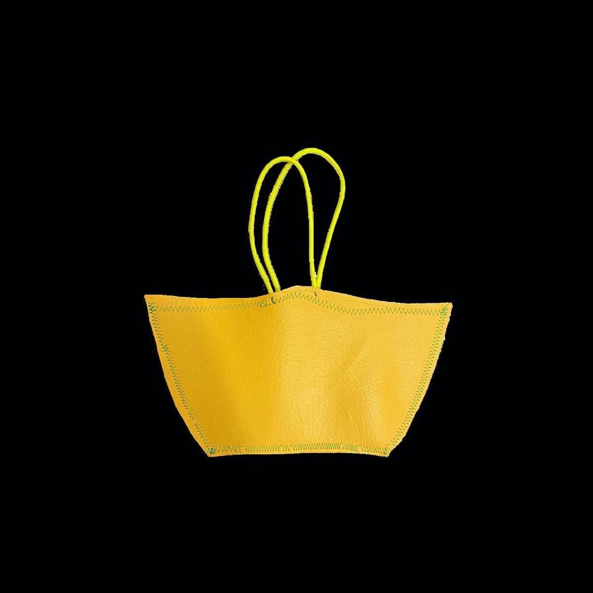 Designer × Handmade Mini “Green Belly” Handbag Size ONE SIZE - 1 Thumbnail