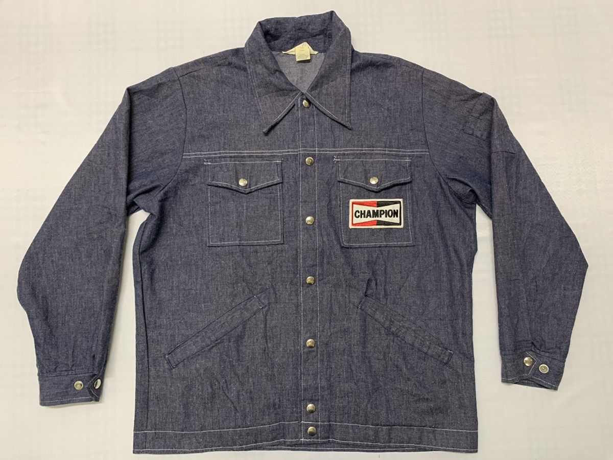 70s CHAMPION OFFICIAL RACING JACKET. | 古着屋【True vintage