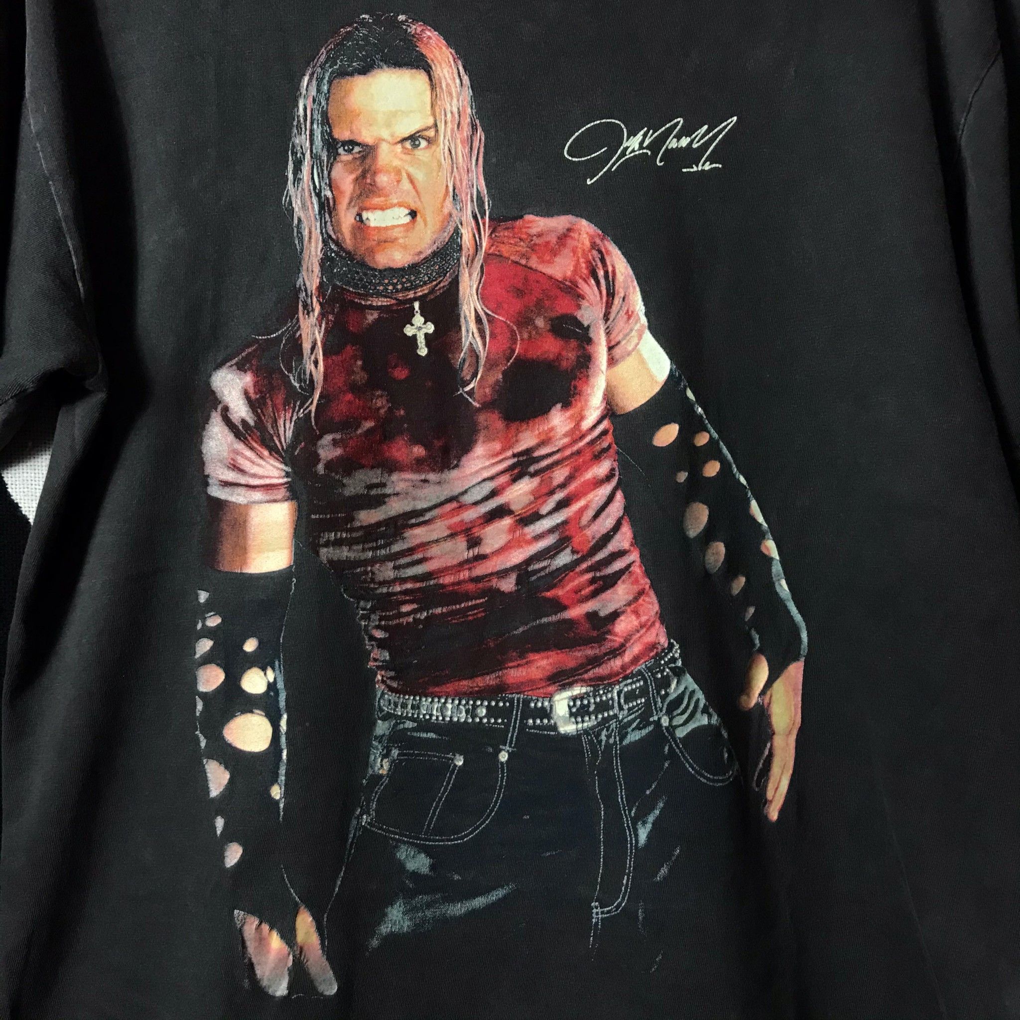 Vintage Jeff Hardy Vintage 2002 Hardy Boyz WWE Wrestling Shirt M Size US M / EU 48-50 / 2 - 2 Preview