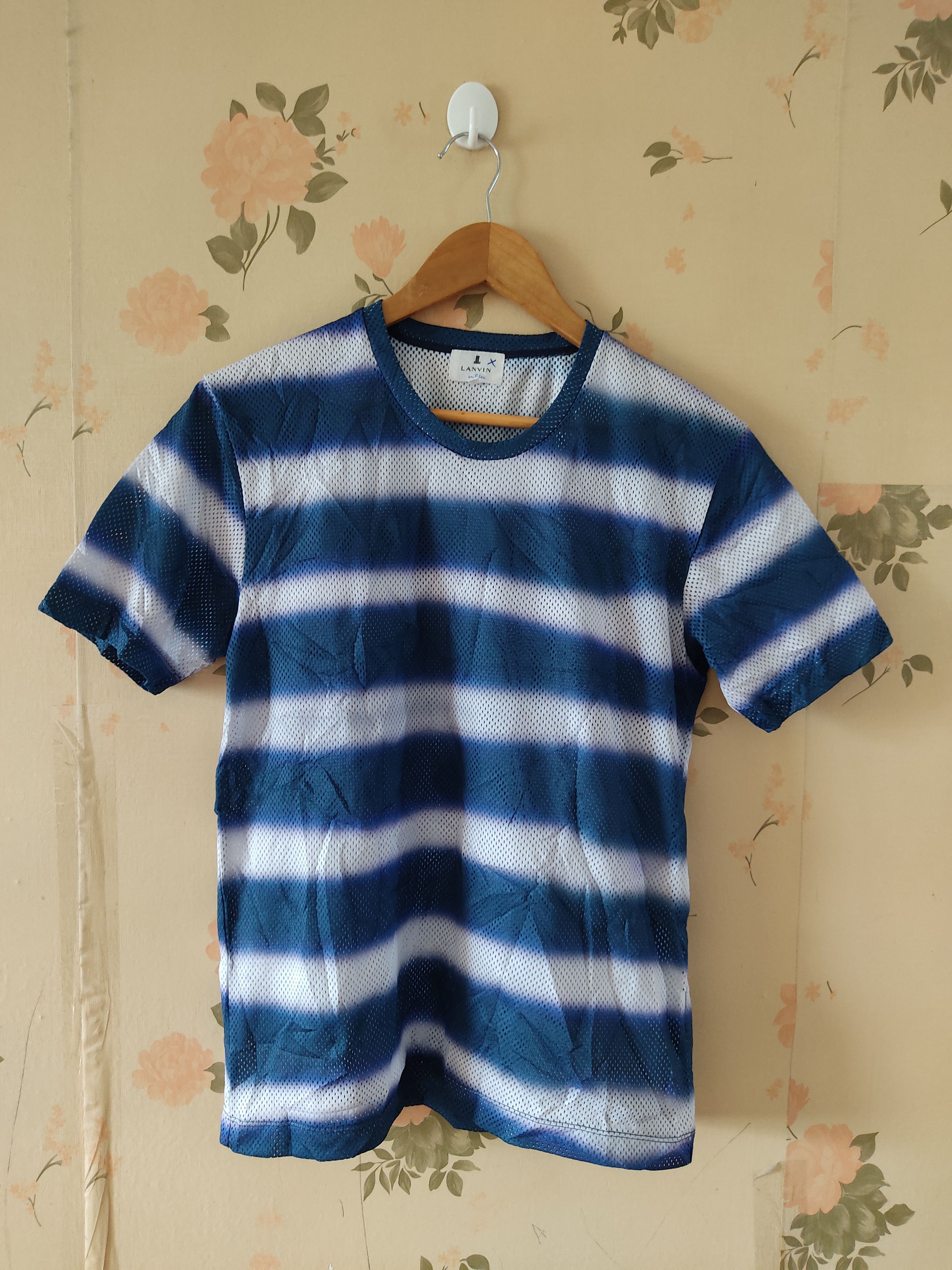 Lanvin Lanvin Mesh Jersey Tshirt Size US S / EU 44-46 / 1 - 1 Thumbnail