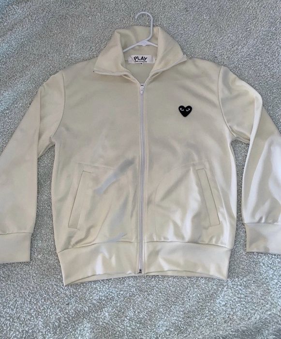 Comme des Garcons CDG play track jacket Grailed