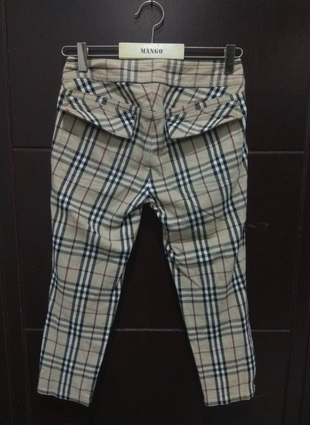 Burberry Nova Check Cropped Pants