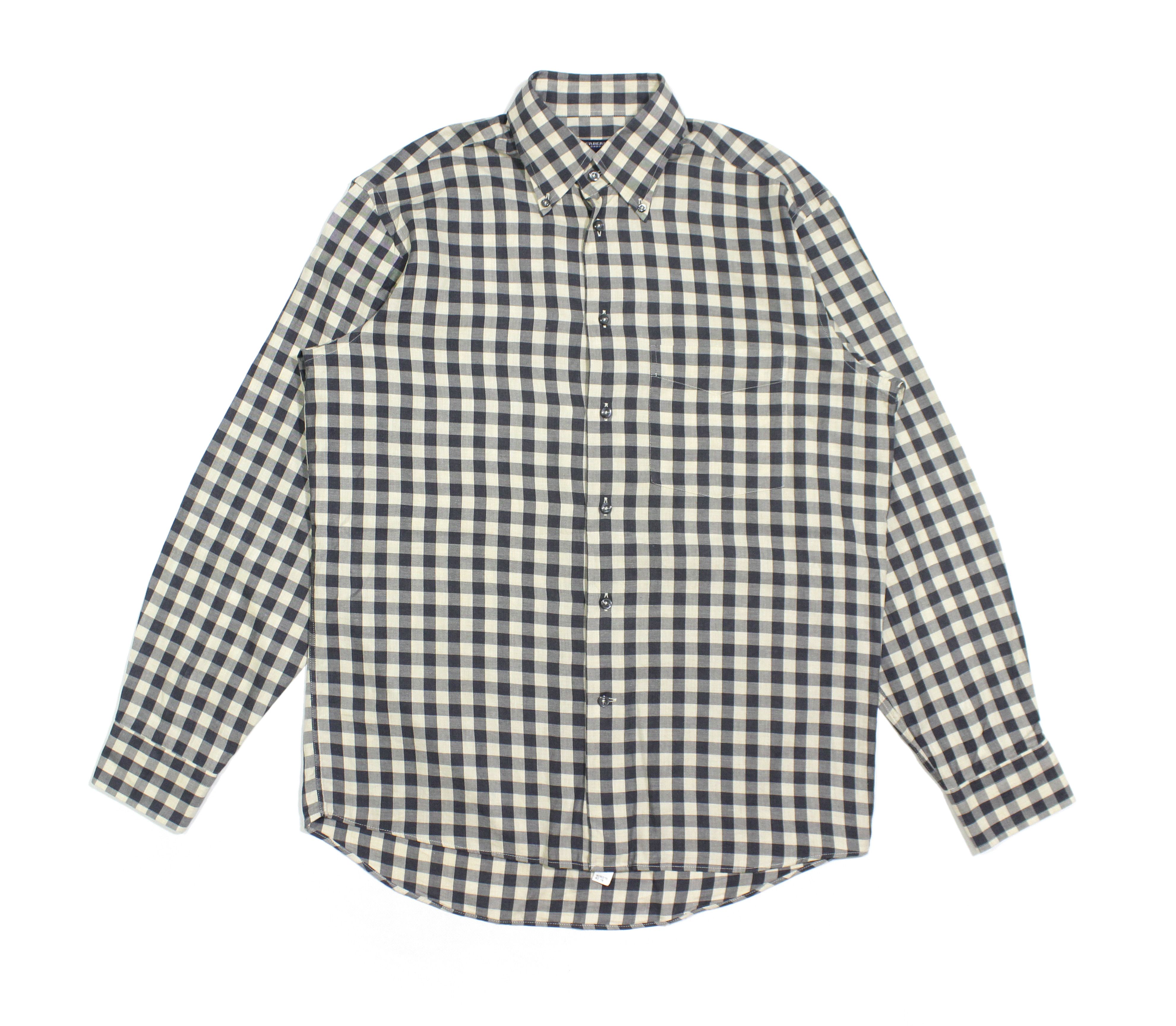 Burberry Nova Check Vintage Dress Shirt Size US L / EU 52-54 / 3 - 1 Thumbnail