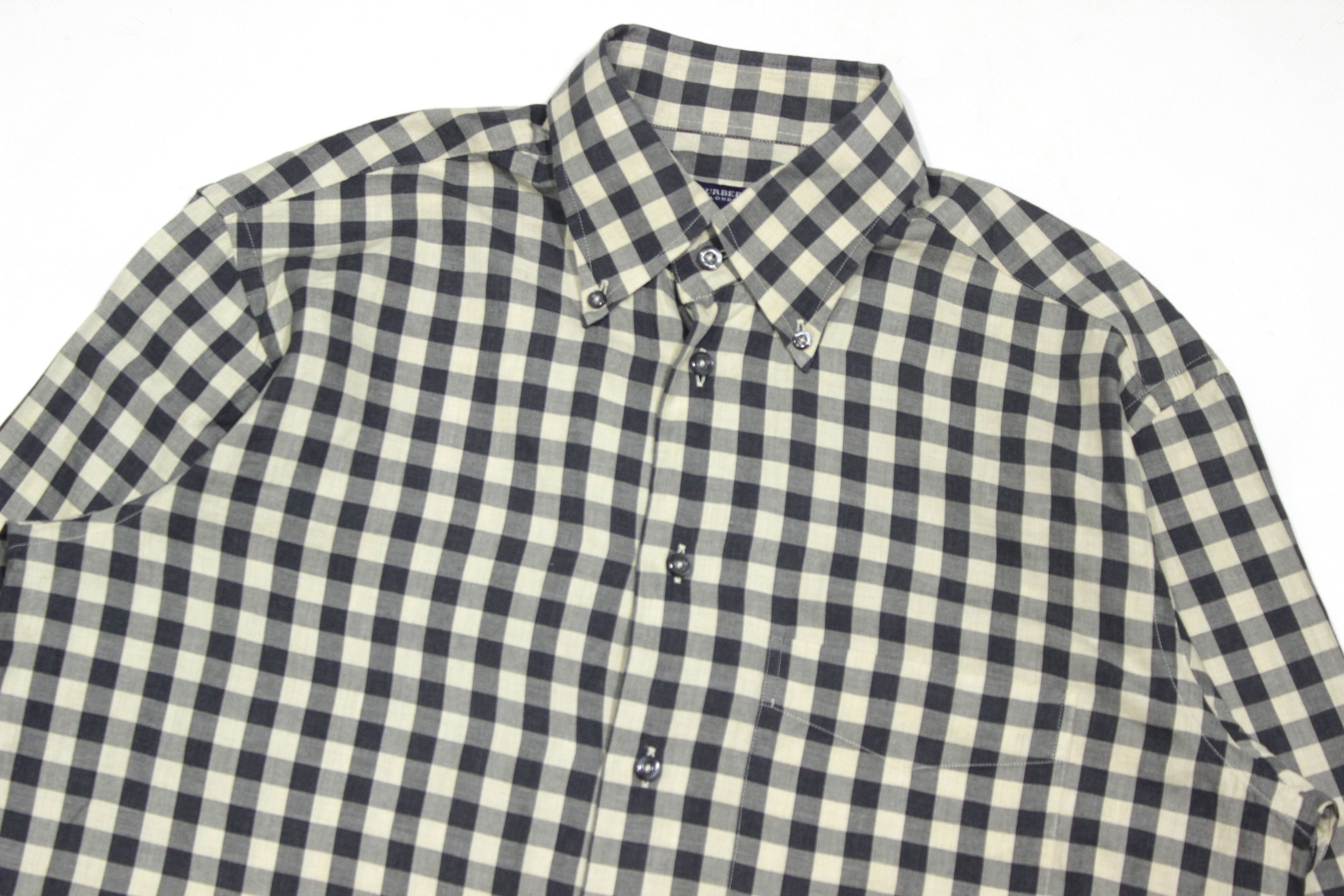 Burberry Nova Check Vintage Dress Shirt Size US L / EU 52-54 / 3 - 3 Thumbnail