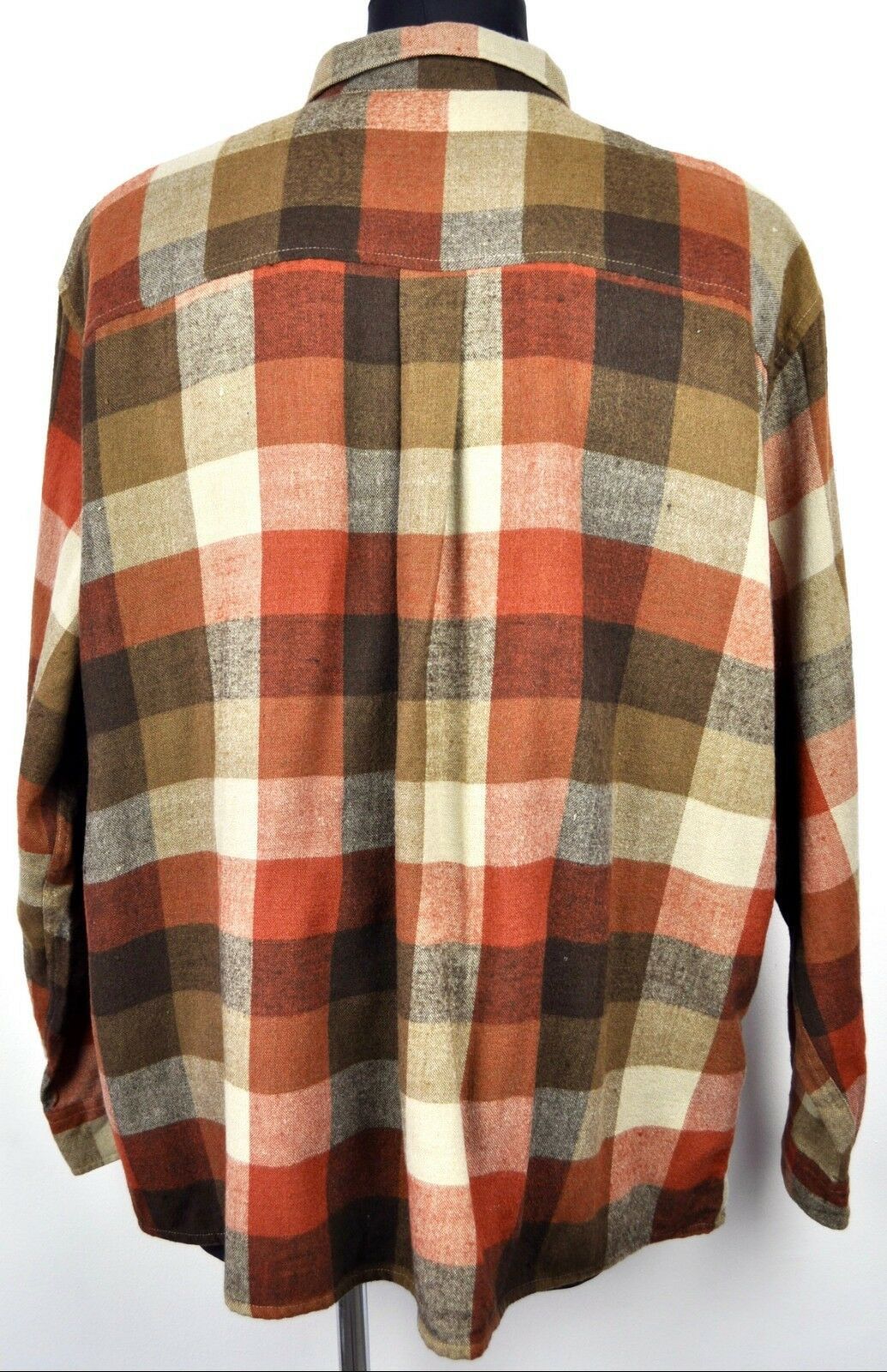 Vintage JOHN BLAIR Shirt 3XL Acrylic Flannel Checked Lumberjack 2XL Size US XXL / EU 58 / 5 - 6 Thumbnail