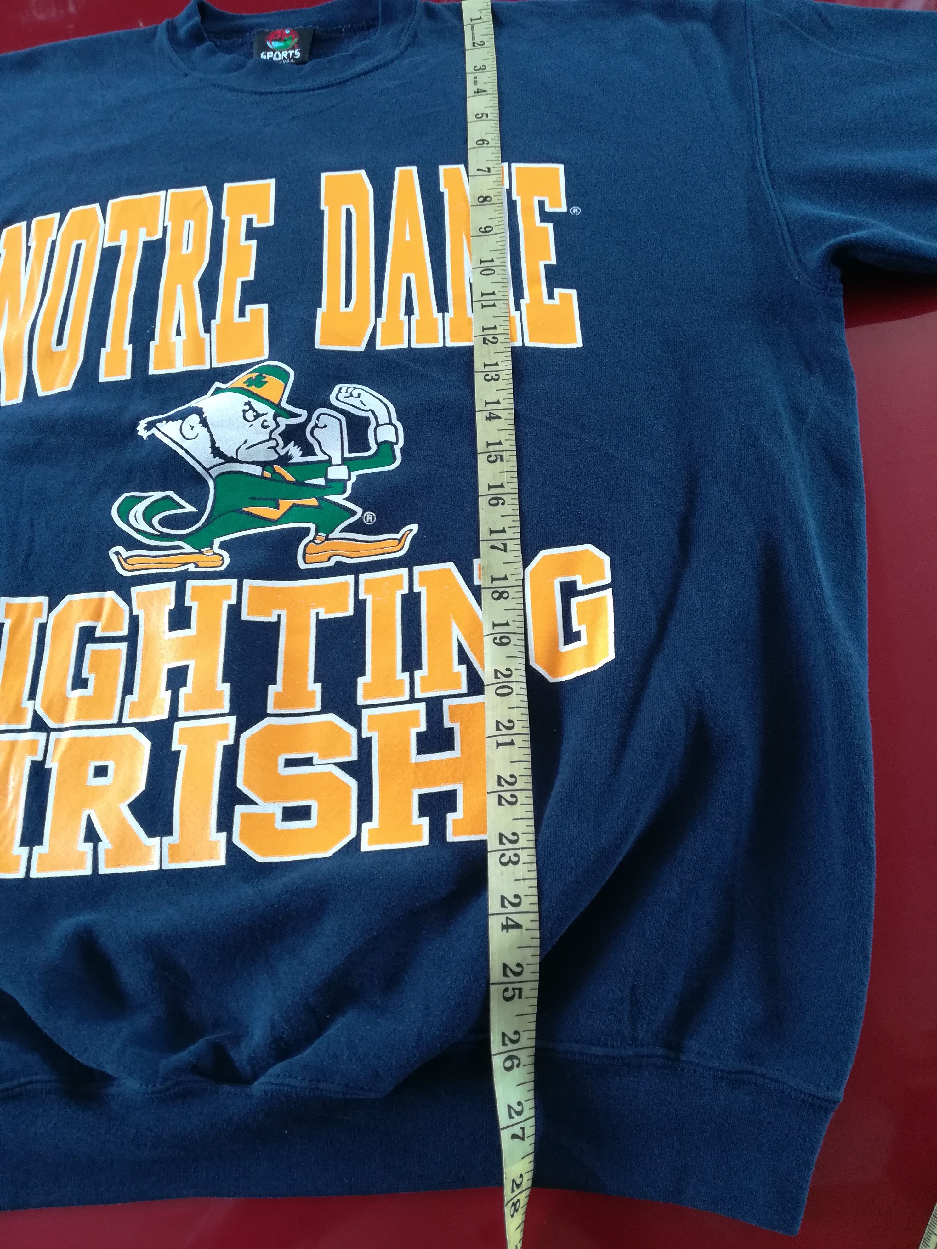 NCAA × Vintage Vintage Made in USA Notre Dame Fighting Irish Sweatshirt Size US XL / EU 56 / 4 - 5 Thumbnail