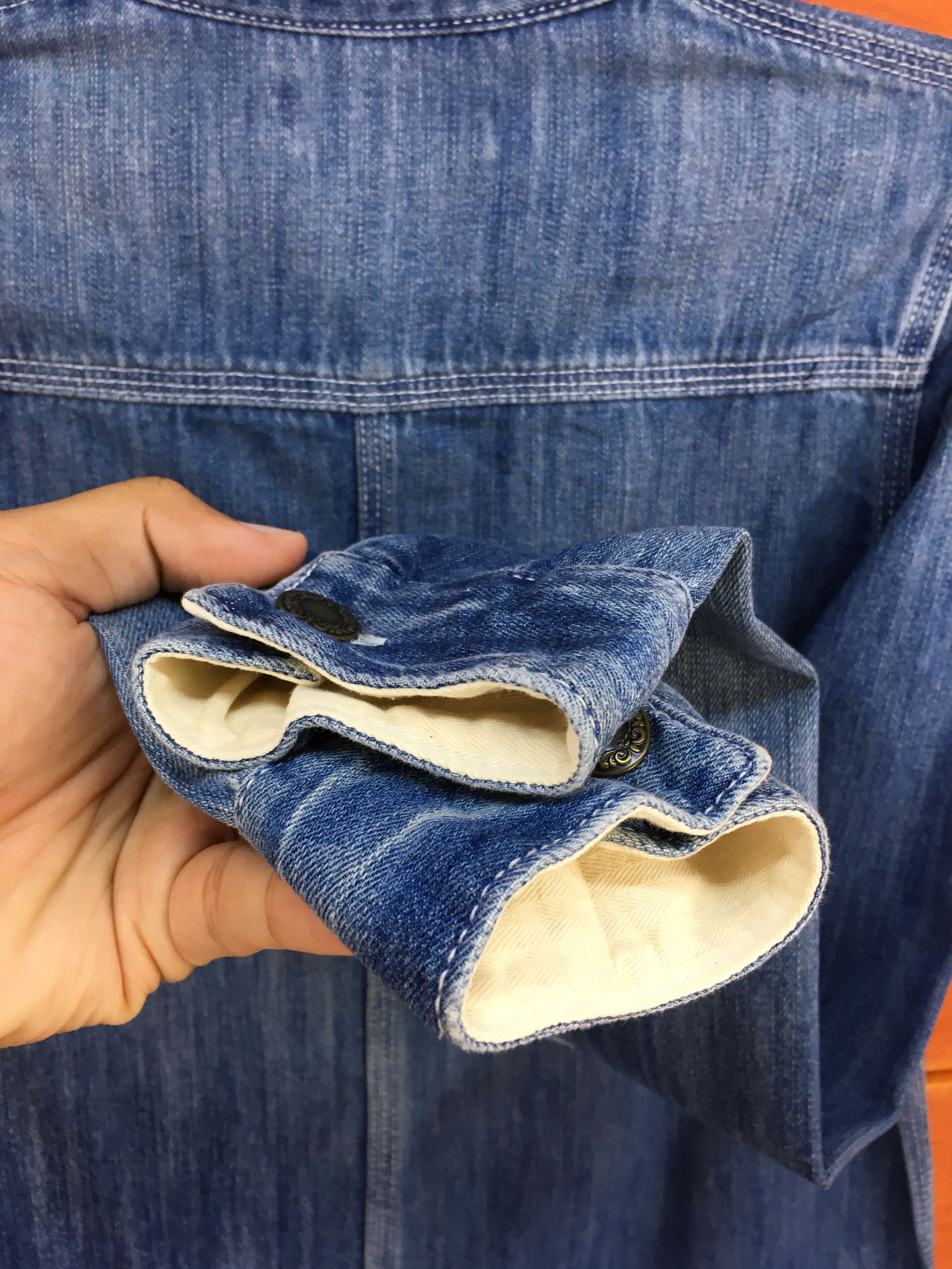 Hysteric Glamour URBAN RESEARCH Blue Denim Long Shirt Size US XS / EU 42 / 0 - 9 Thumbnail